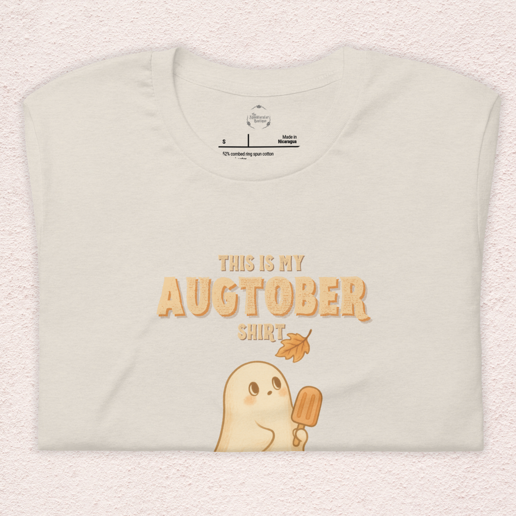 This Is My Augtober Shirt Tee | Unisex Ghost Fall Graphic Shirt