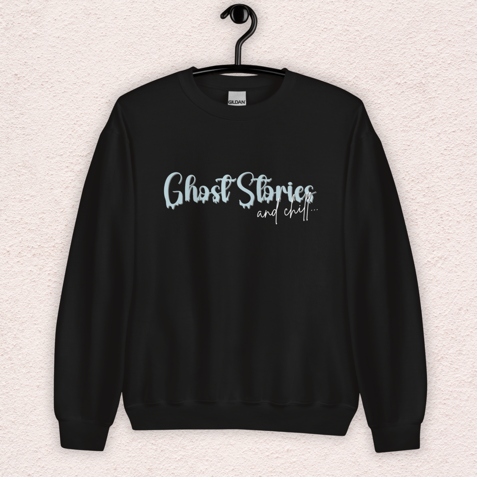 Ghost Stories & Chill Sweatshirt | Cozy Paranormal Horror Crewneck | Gildan Heavy Blend Spooky Sweatshirt
