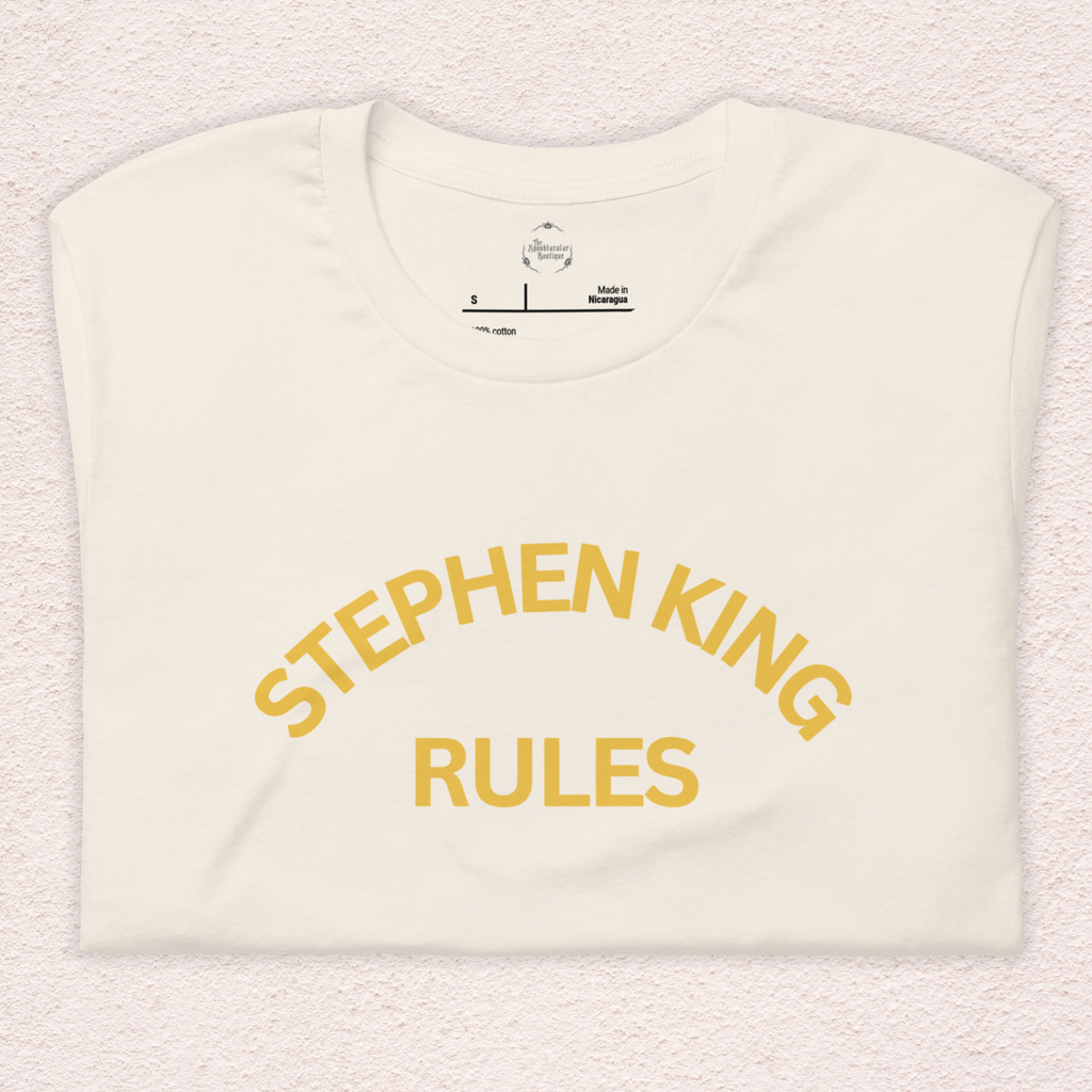 Stephen King Rules Tee | Unisex Horror Book Lover Graphic Shirt