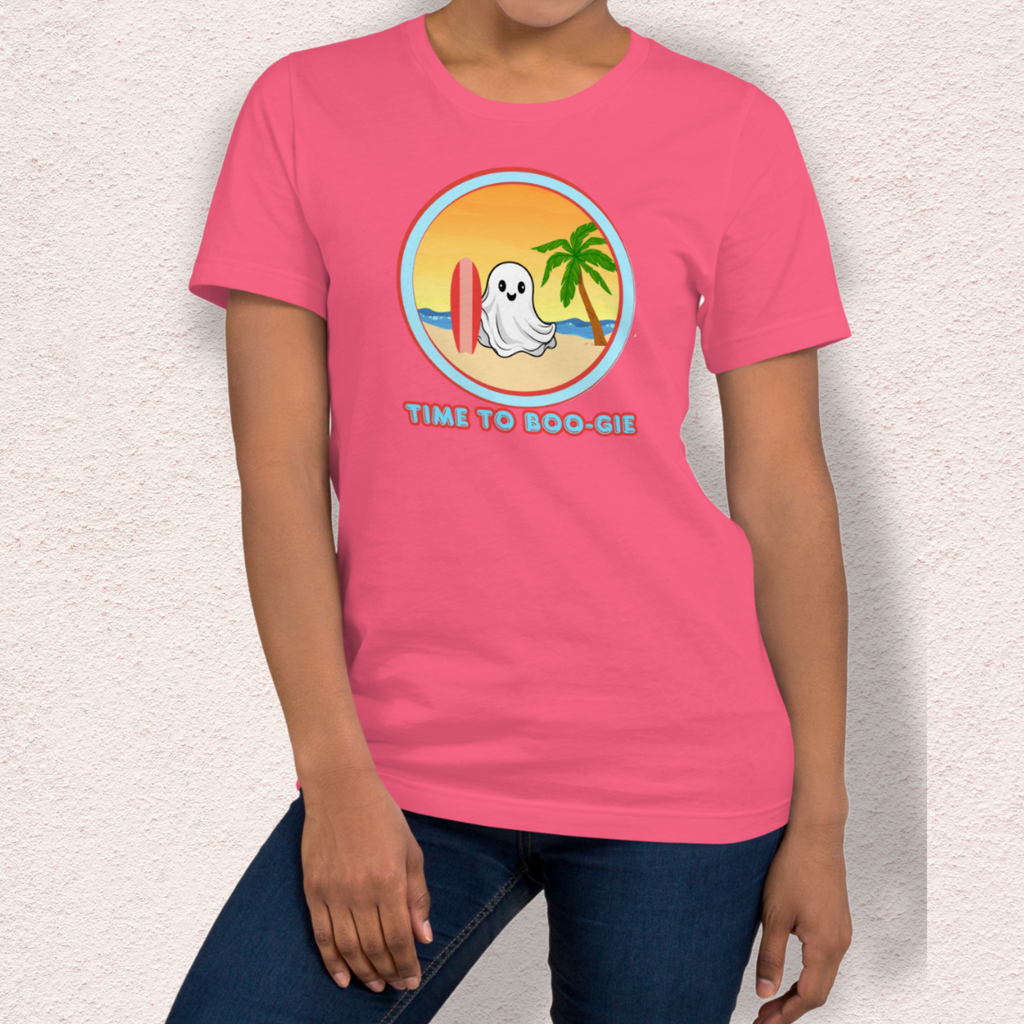 Time to Boo-gie Tee | Unisex Summerween Ghost Surf Graphic Shirt