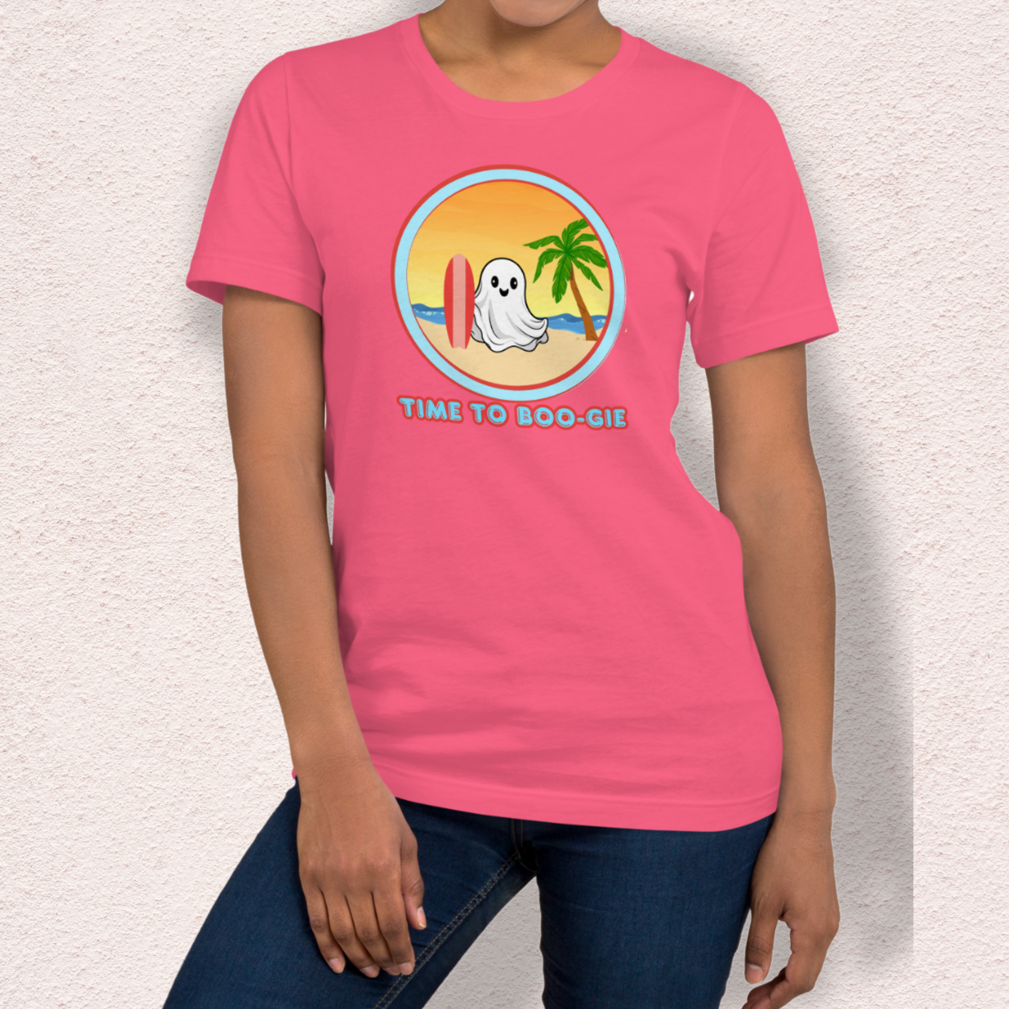 Time to Boo-gie Tee | Unisex Summerween Ghost Surf Graphic Shirt