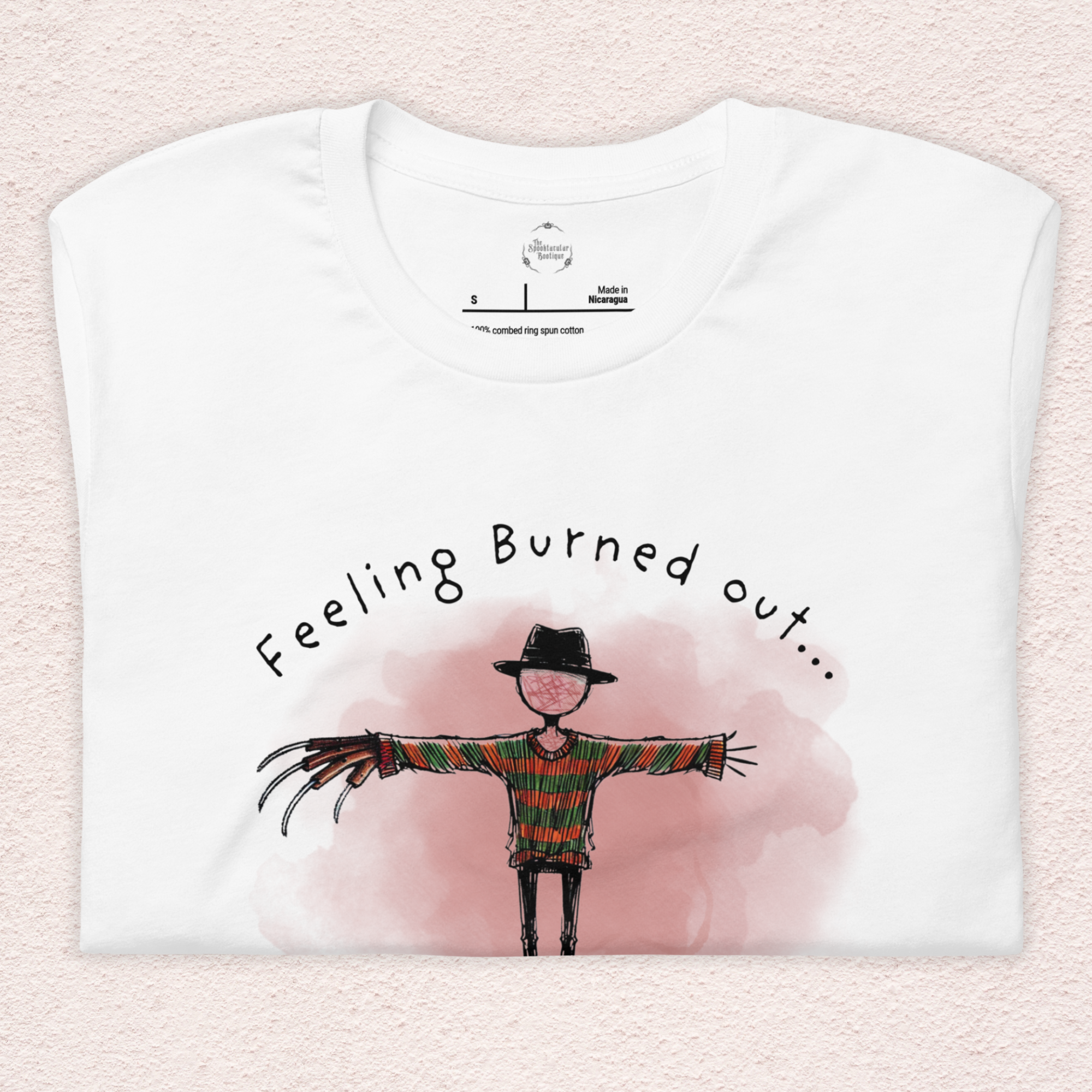 Feeling Burned Out Tee | Unisex Funny Slasher Horror Graphic Shirt