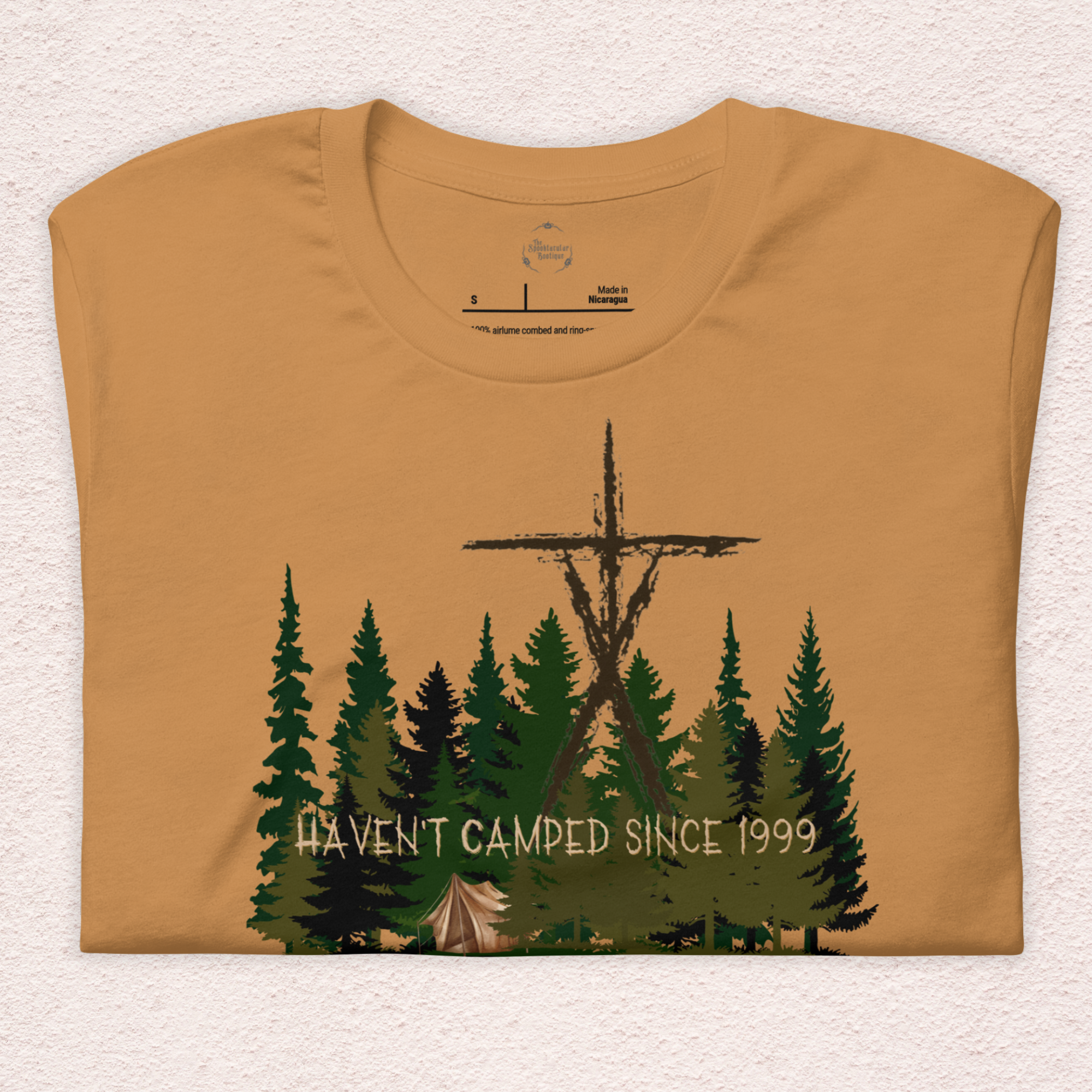 Haven’t Camped Since 1999 Tee | Unisex Funny Horror Camp Graphic Shirt