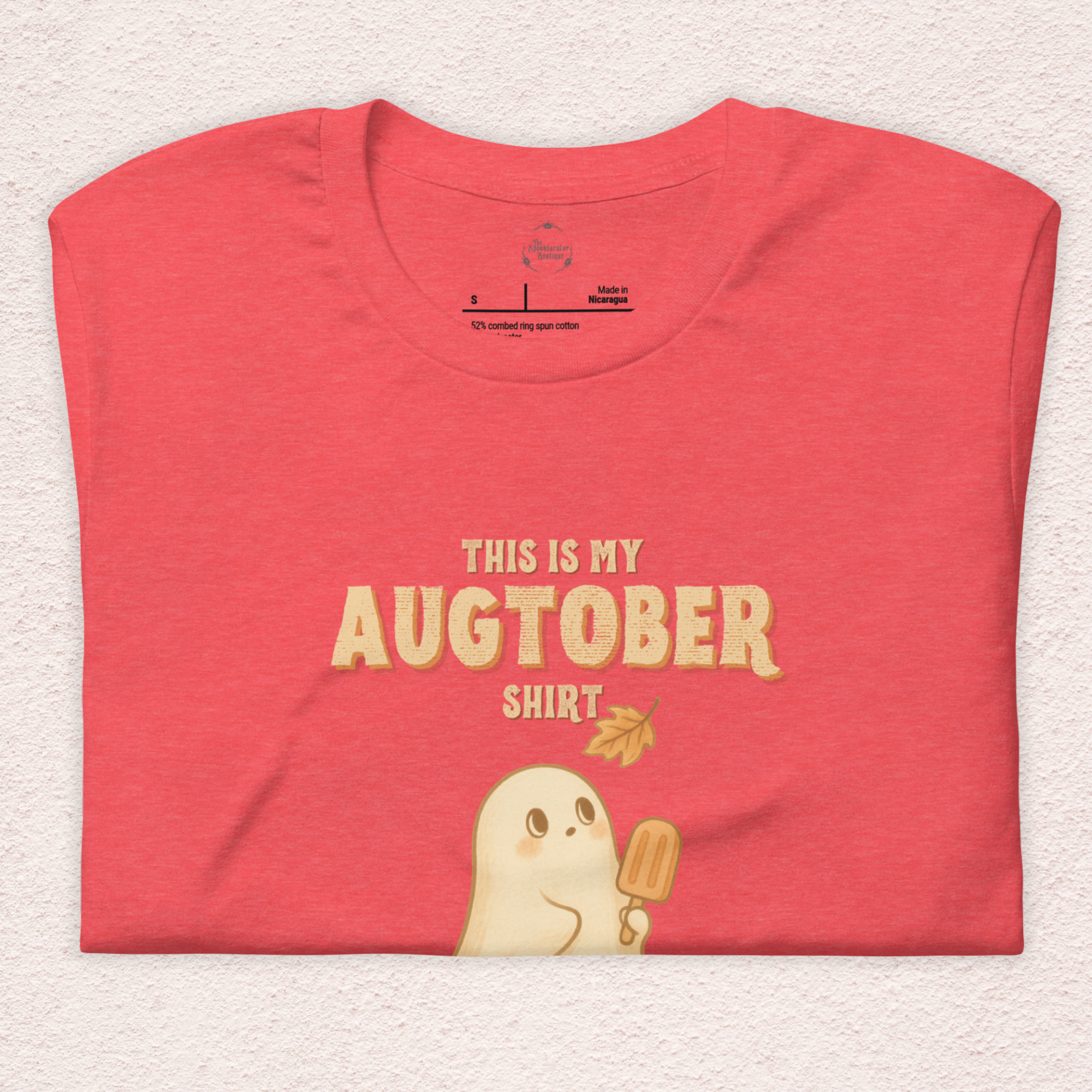 This Is My Augtober Shirt Tee | Unisex Ghost Fall Graphic Shirt