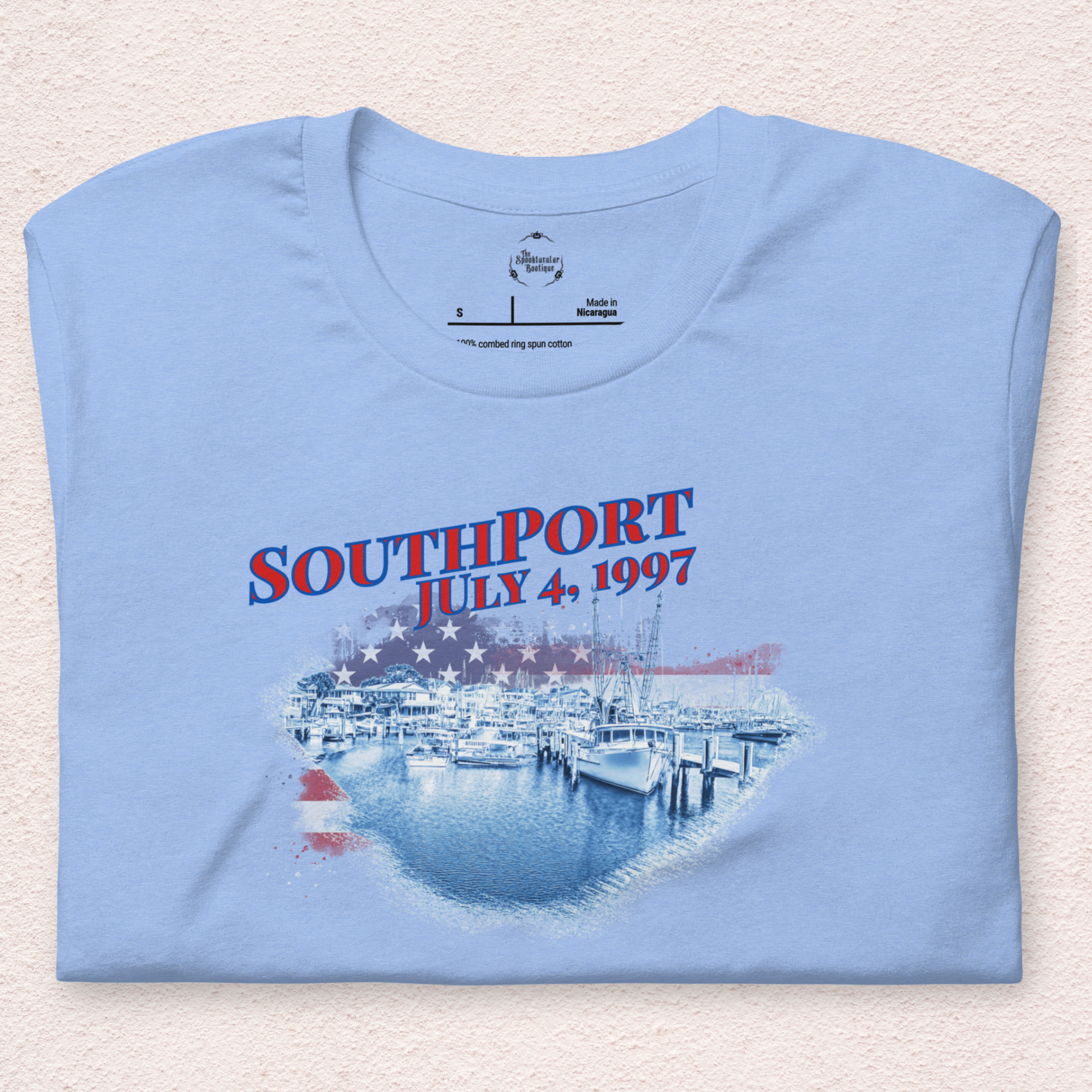 Southport ’97 Marina Tee | Unisex Coastal Horror Shirt