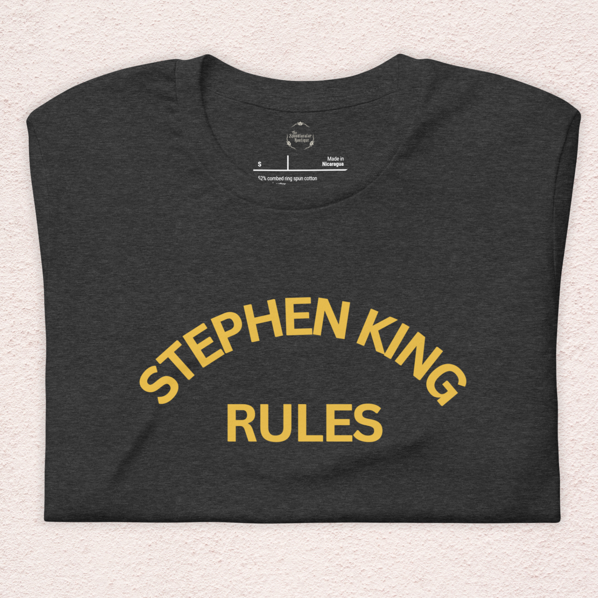 Stephen King Rules Tee | Unisex Horror Book Lover Graphic Shirt