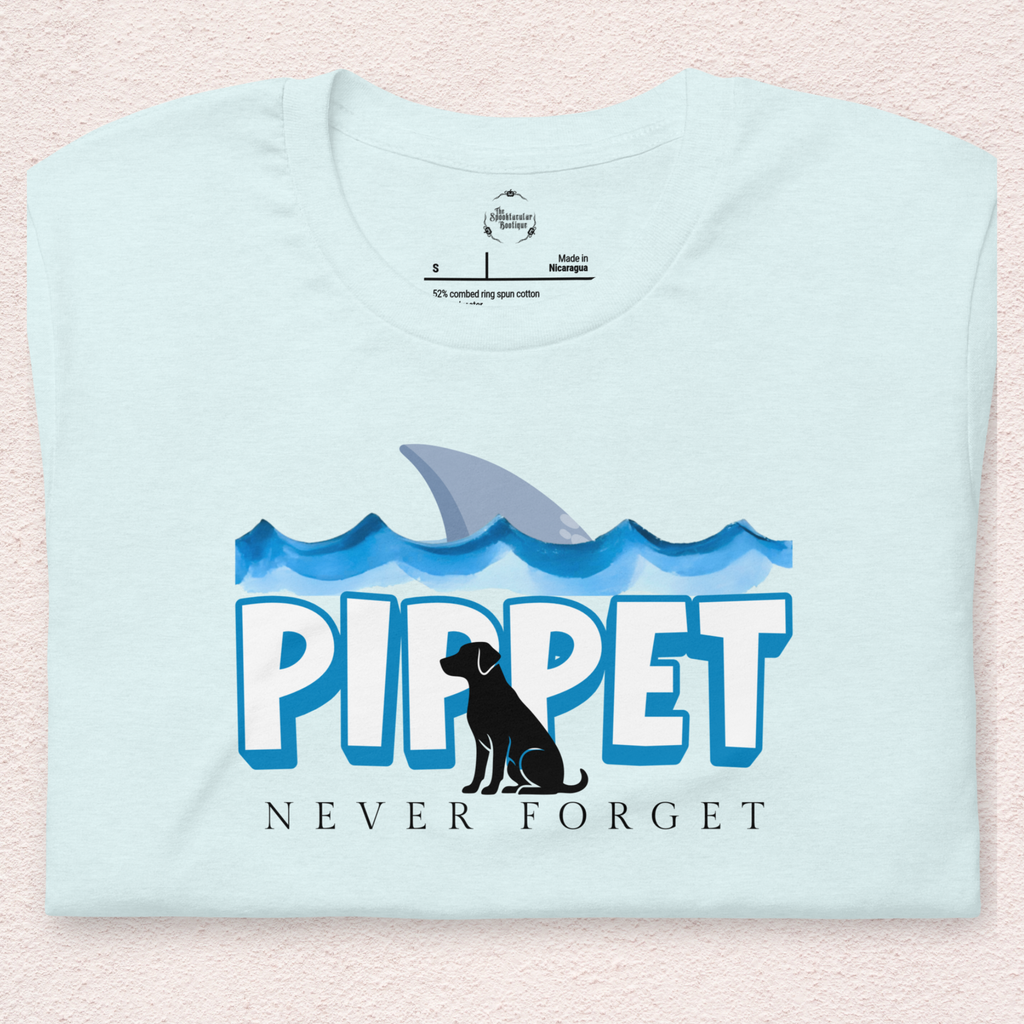 Pippet Never Forget Tee | Unisex Coastal Horror Shirt