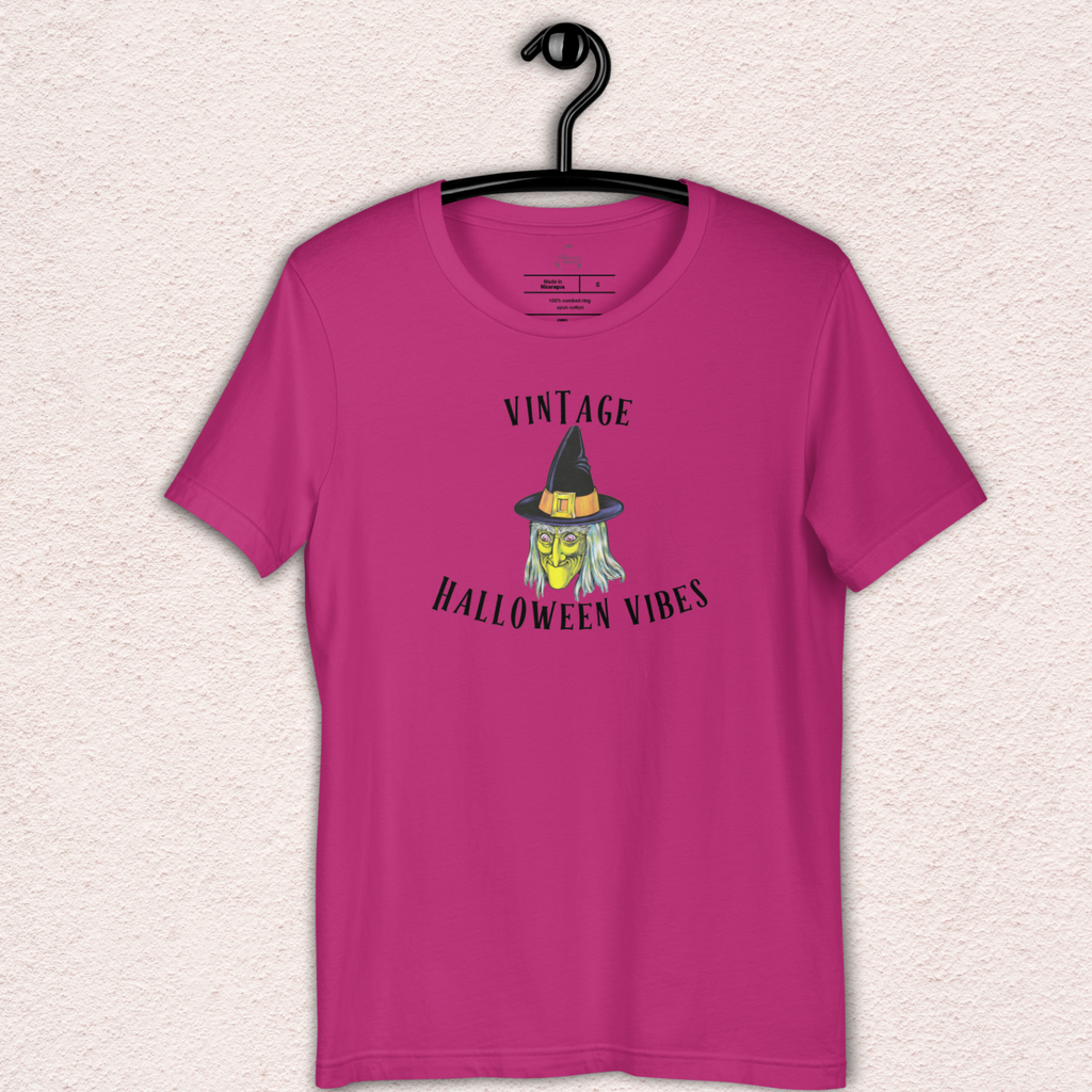 Vintage Halloween Vibes Graphic Shirt | Bella Canvas Unisex Tee