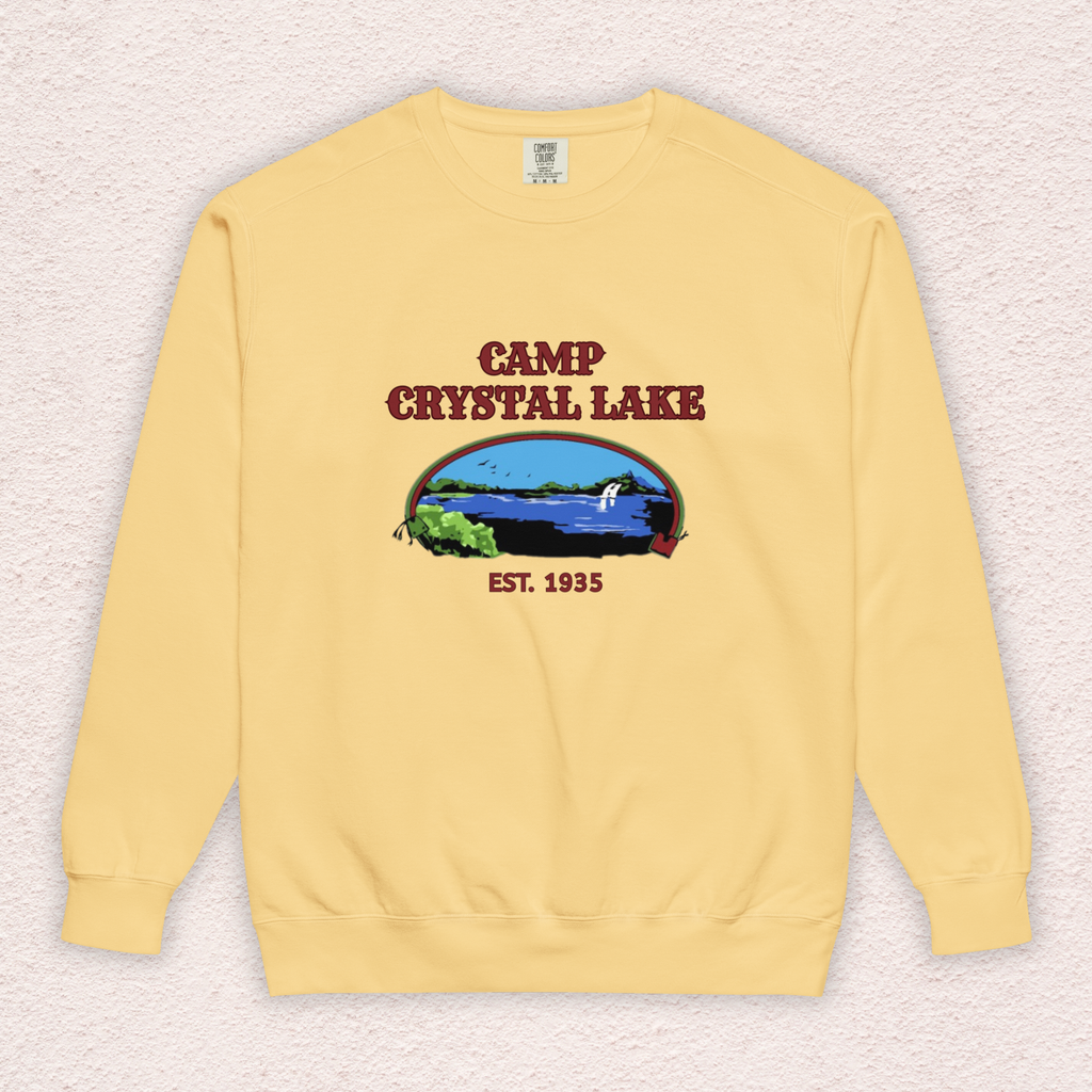 Vintage Camp Slasher Sweatshirt | Comfort Colors® Garment-Dyed Crewneck