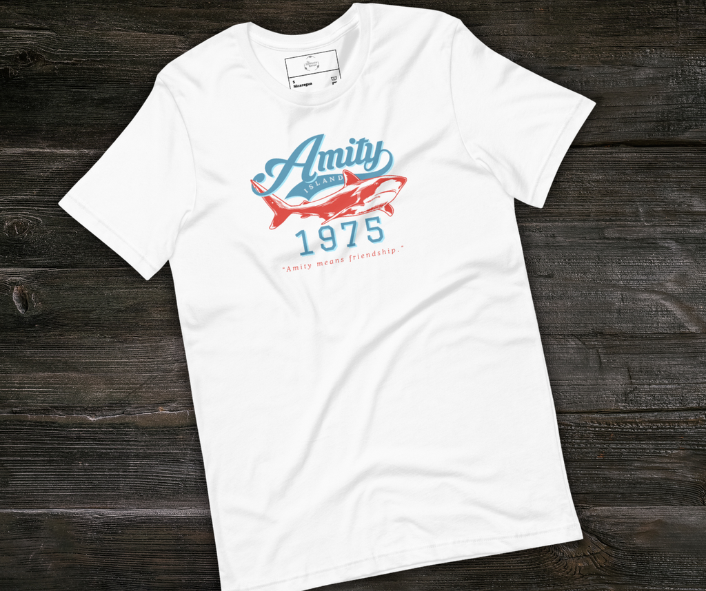 Amity Means Friendship Tee | Unisex Coastal Horror Graphic Shirt