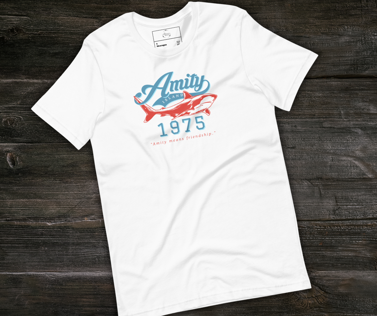 Amity Means Friendship Tee | Unisex Coastal Horror Graphic Shirt