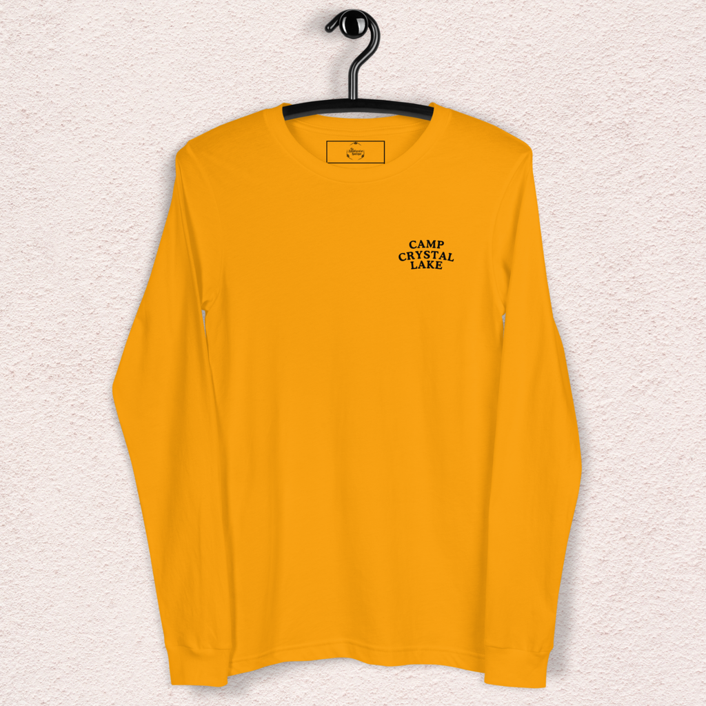 Camp Slasher Counselor Long Sleeve Tee | Bella+Canvas 3501 Unisex (Front + Back Print)