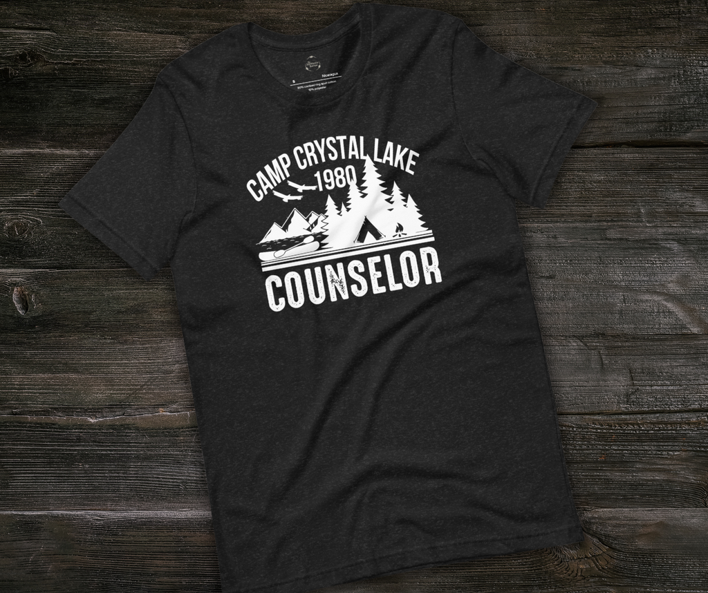 Camp Crystal Lake Tee | Unisex Vintage Summer Camp Horror Shirt