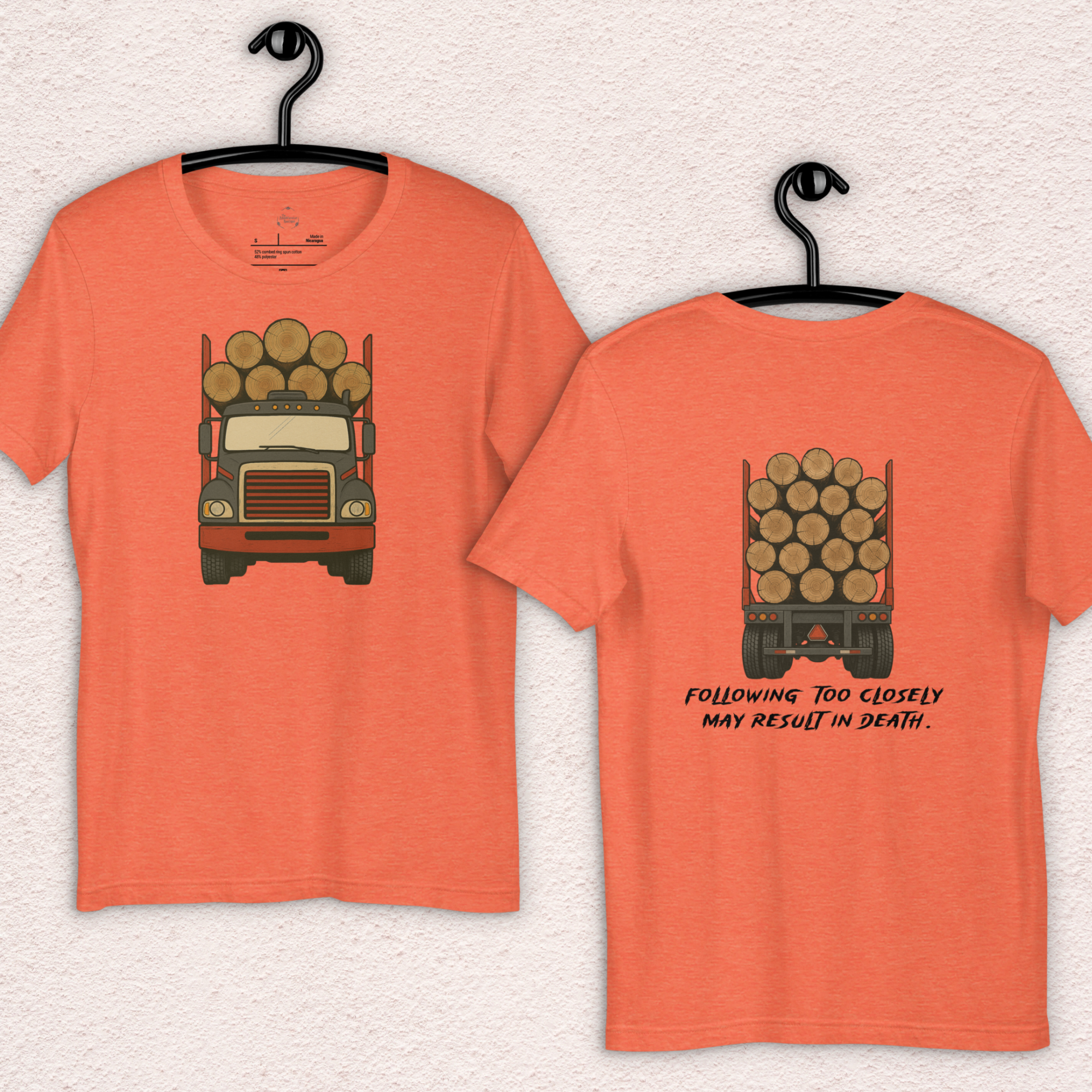 Following Too Closely Tee | Unisex Funny Horror Driving Graphic Shirt