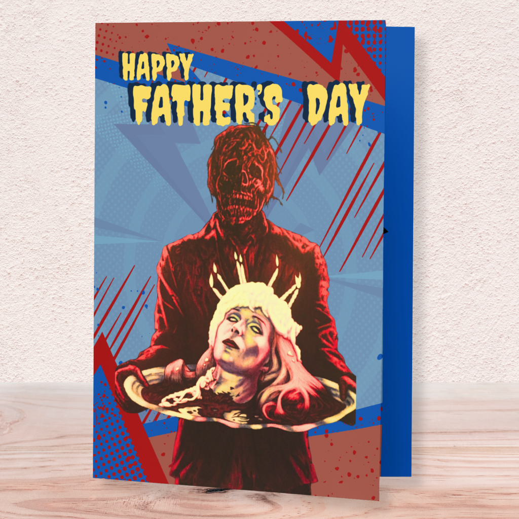 Father’s Day Cake Horror Card | 4x6 Creepy Greeting Card