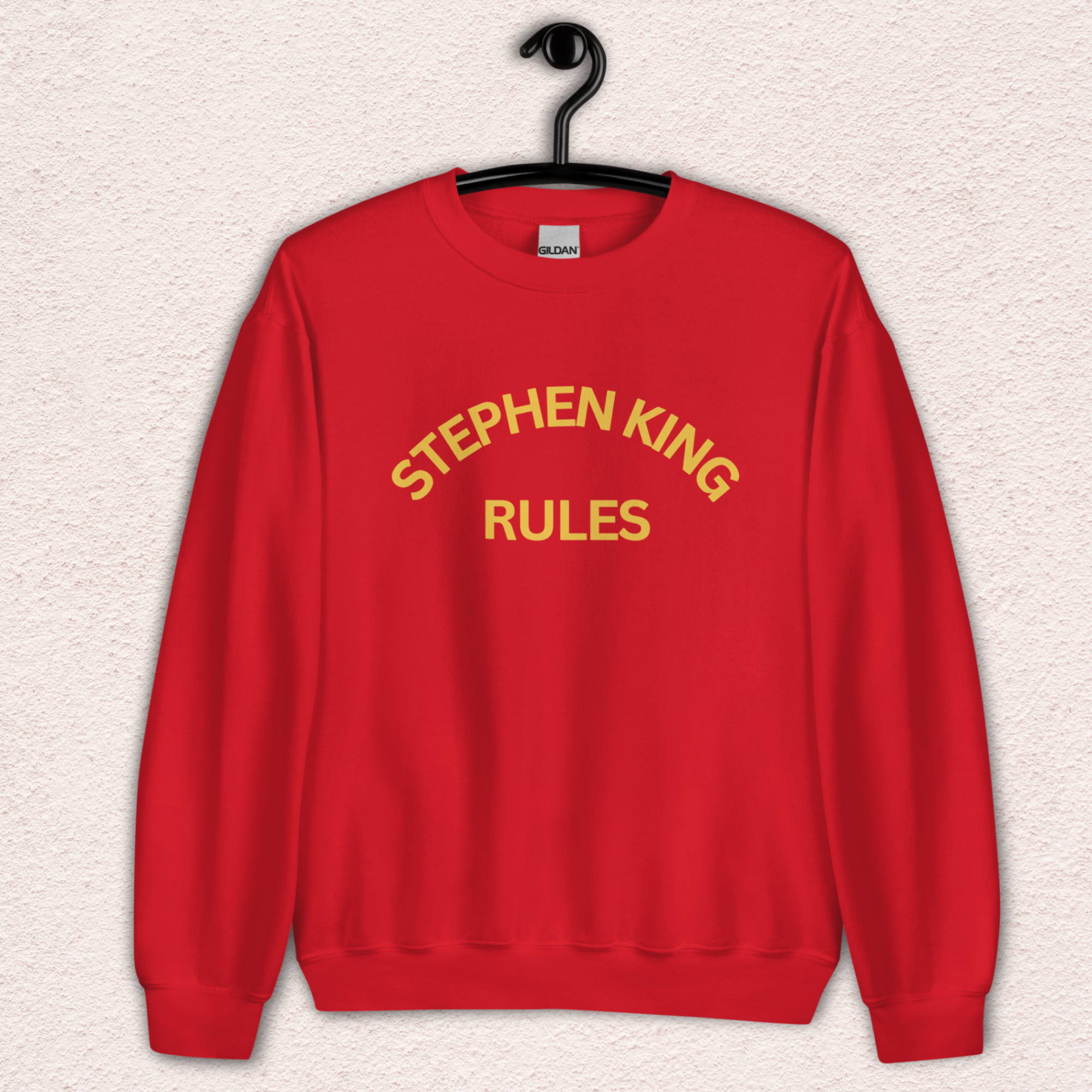 Stephen King Rules Sweatshirt | Gildan Unisex Crewneck