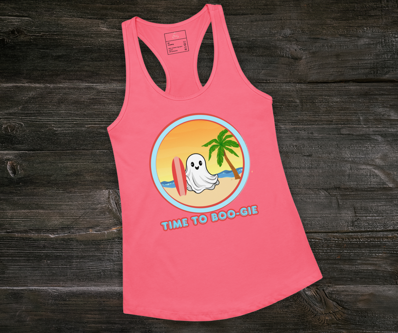 Time to Boo-gie Racerback Tank | Women’s Ghost Surf Summerween Top