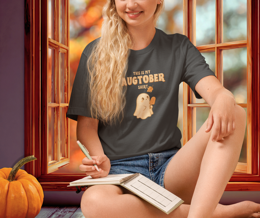 This Is My Augtober Shirt Tee | Unisex Ghost Fall Graphic Shirt