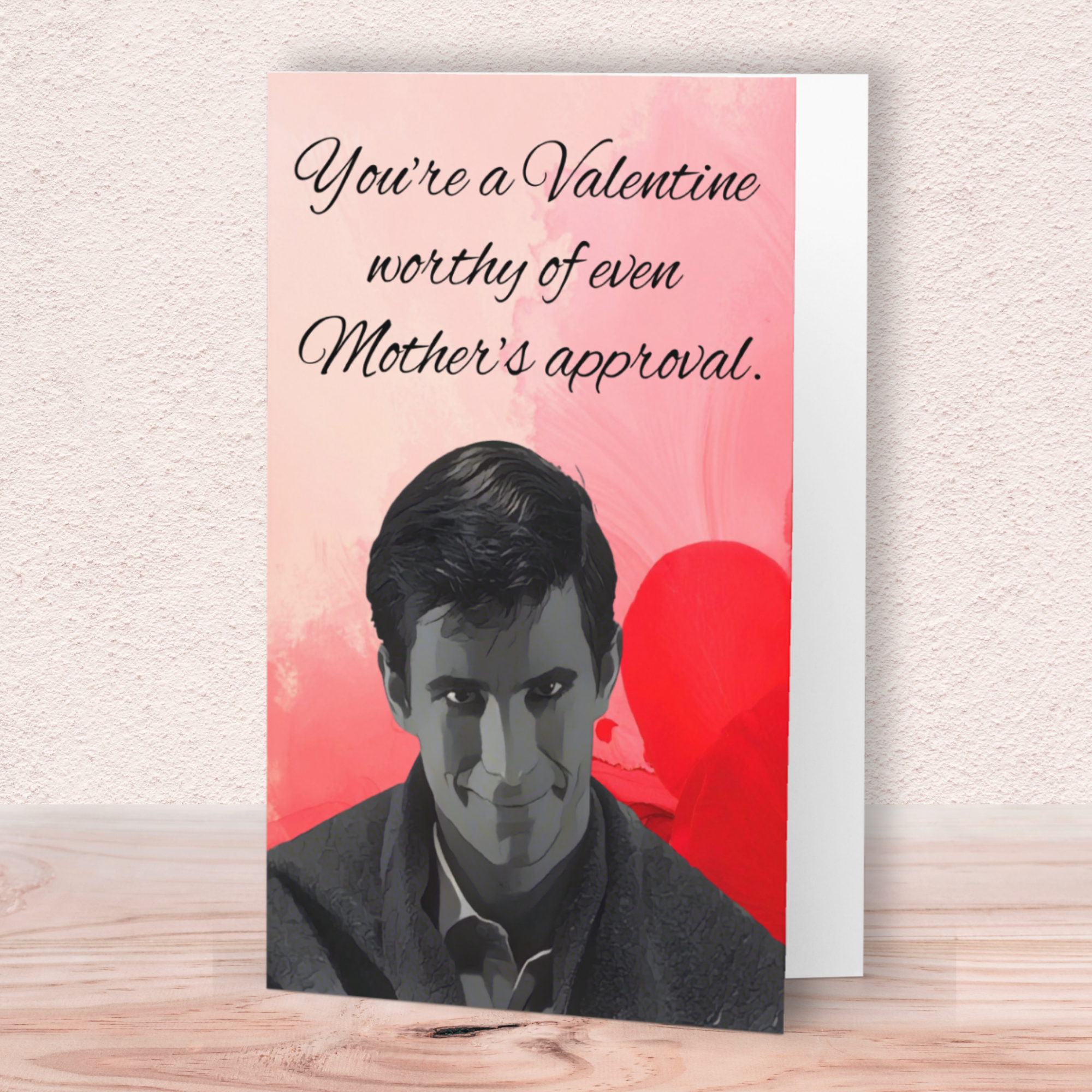 “Mother’s Approval” Horror Valentine Card – Psycho Motel Love Card