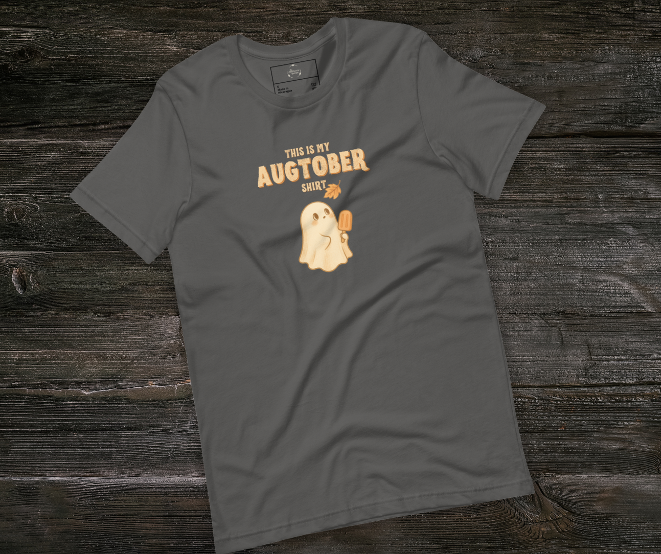 This Is My Augtober Shirt Tee | Unisex Ghost Fall Graphic Shirt
