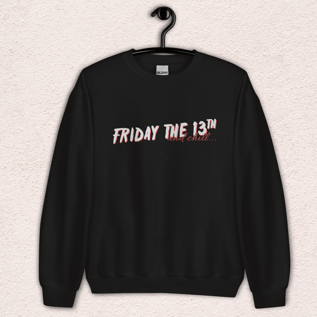 Camp Slasher and Chill Crewneck Sweatshirt | Cozy Horror Loungewear