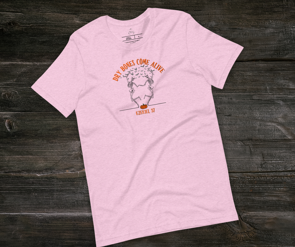 Dry Bones Come Alive Tee | Unisex Dancing Skeletons Graphic Shirt