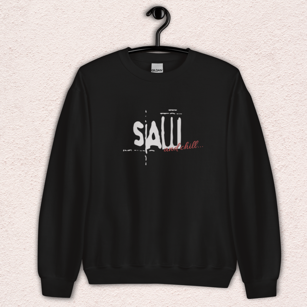 Saw & Chill Crewneck Sweatshirt | Cozy Slasher Loungewear