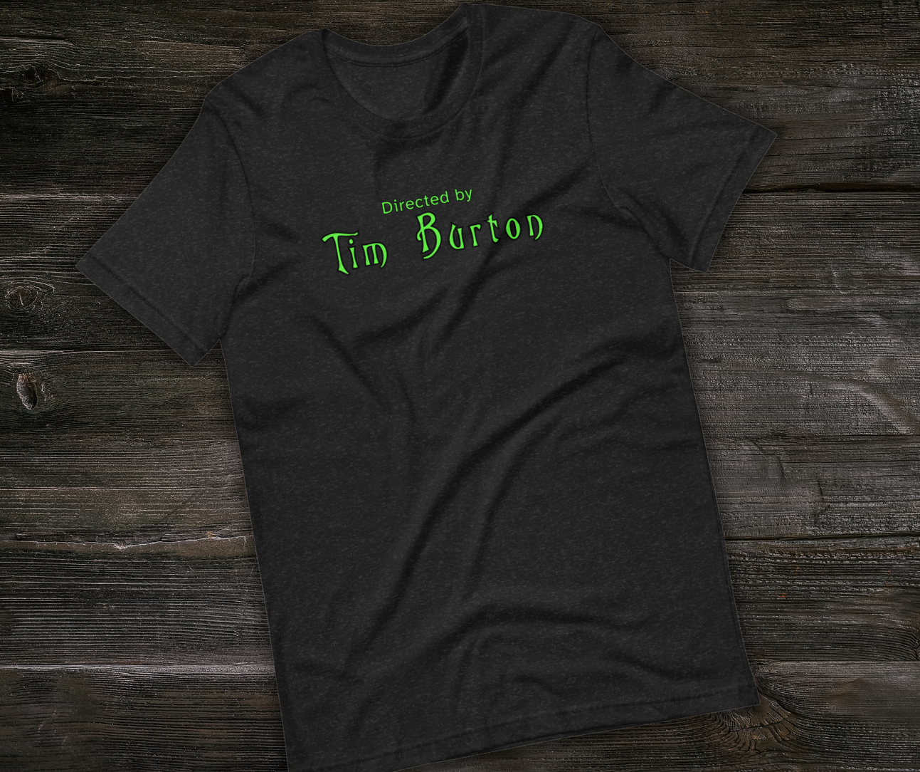 Directed by Tim Burton Tee | Unisex Gothic Film Lover Graphic Shirt