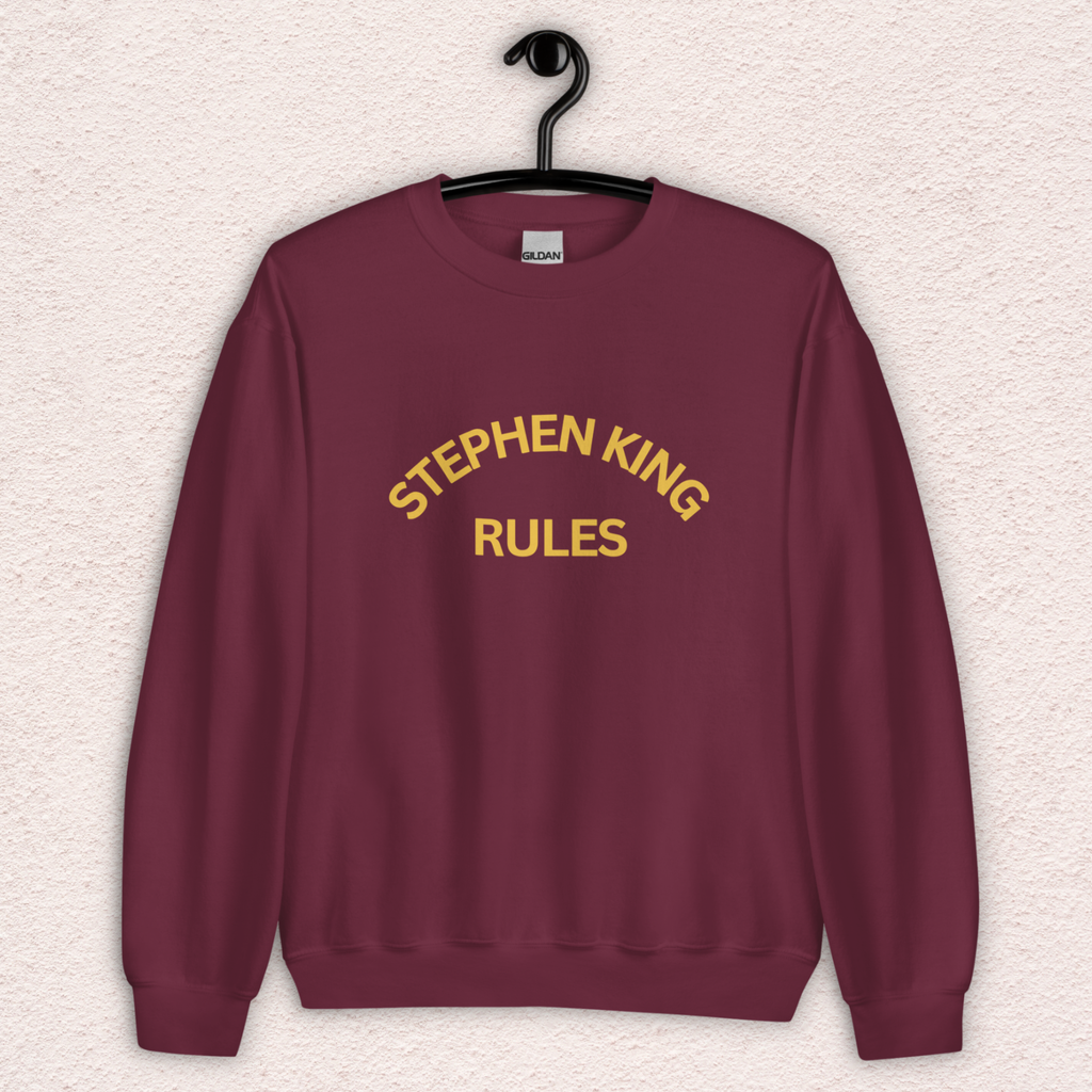 Stephen King Rules Sweatshirt | Gildan Unisex Crewneck
