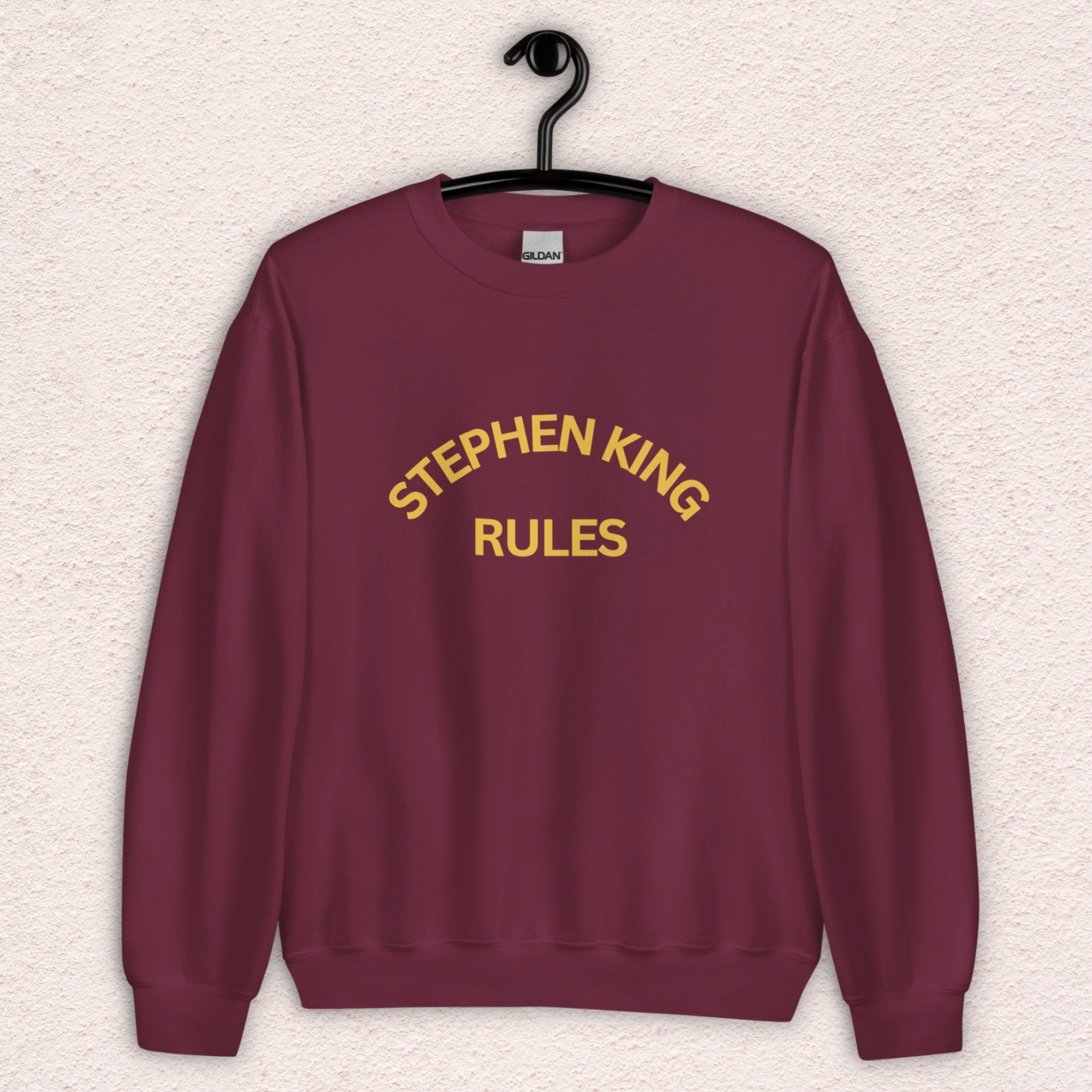 Stephen King Rules Sweatshirt | Gildan Unisex Crewneck