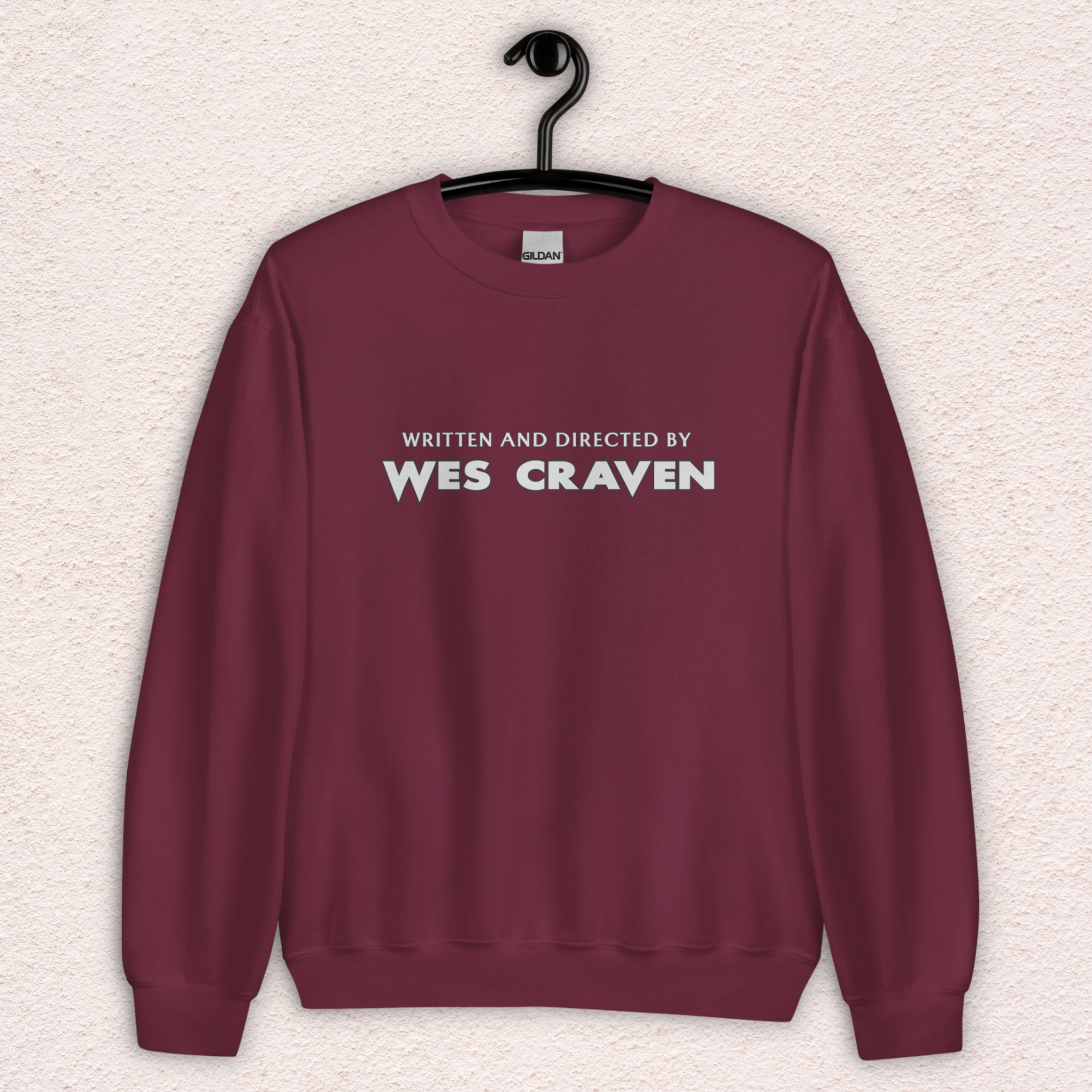 Written & Directed by Wes Craven Sweatshirt | Unisex Horror Film Lover Crewneck