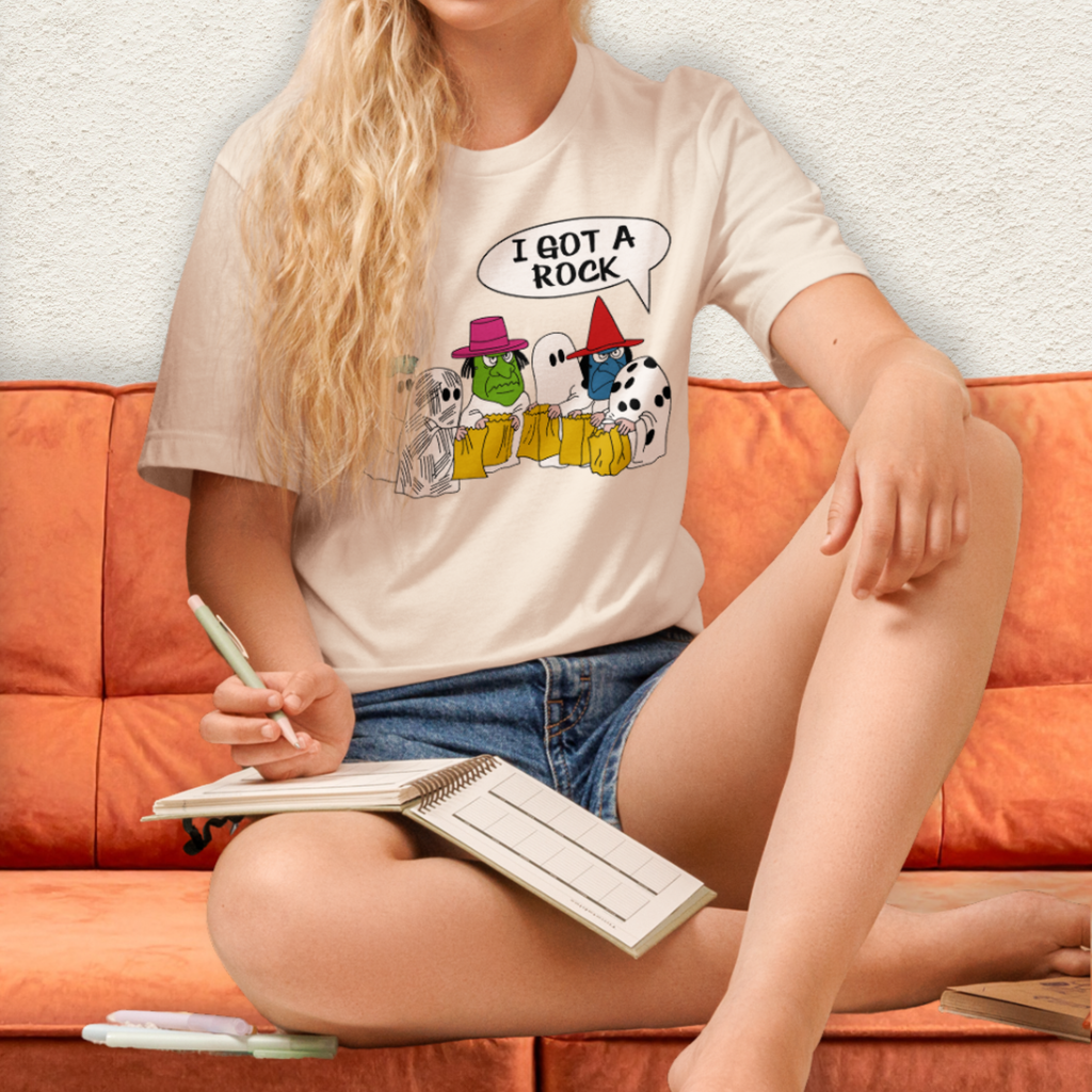 I Got a Rock Tee | Unisex Funny Halloween Trick-or-Treat Shirt