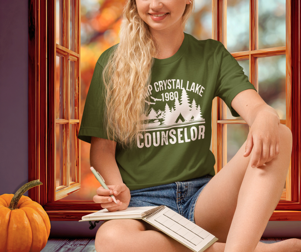 Camp Crystal Lake Tee | Unisex Vintage Summer Camp Horror Shirt