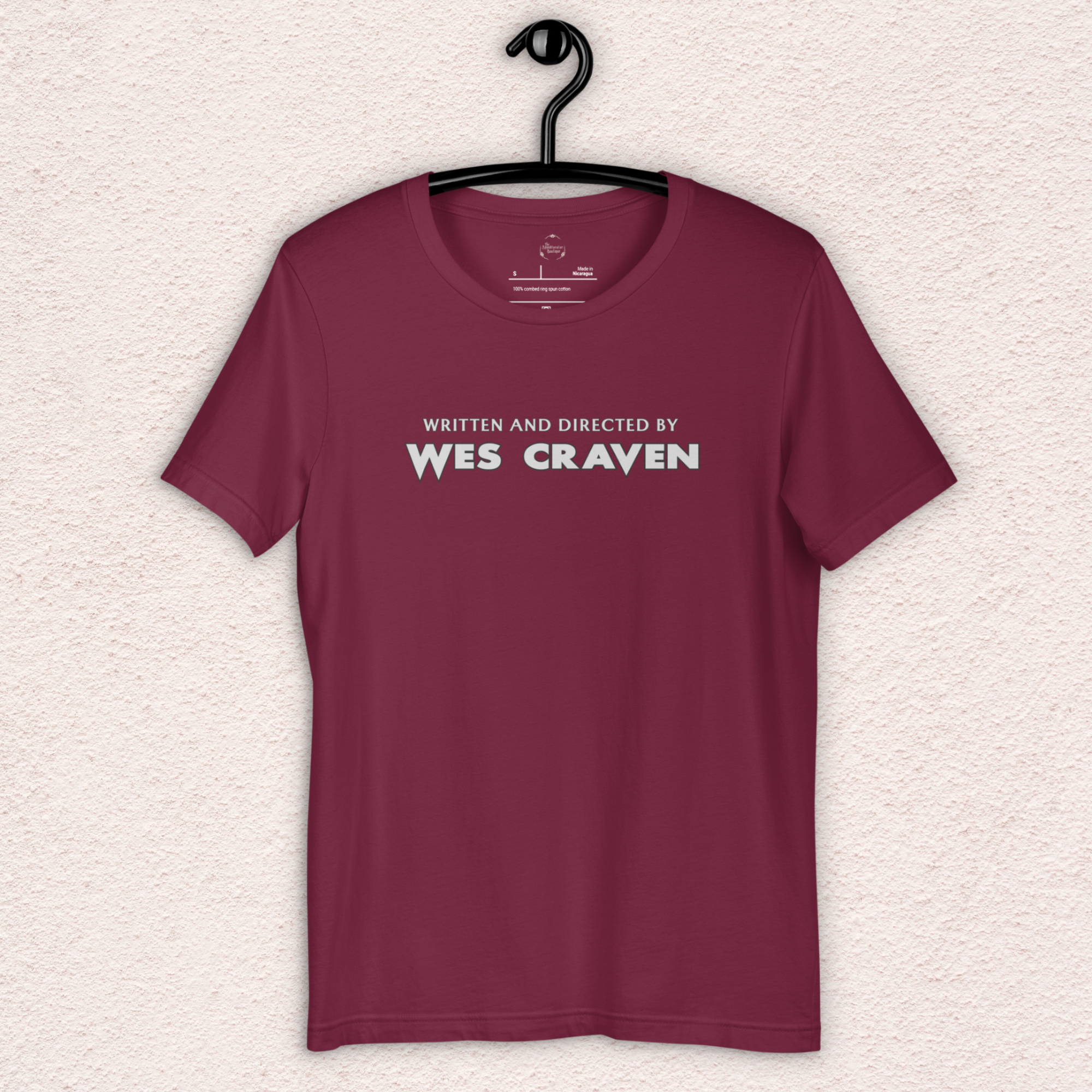 Written & Directed by Wes Craven Tee | Unisex Horror Film Lover Shirt