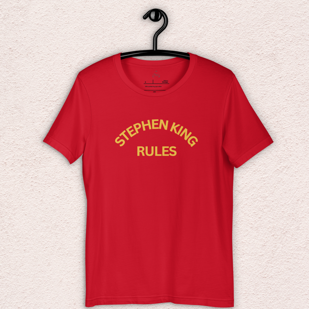 Stephen King Rules Tee | Unisex Horror Book Lover Graphic Shirt
