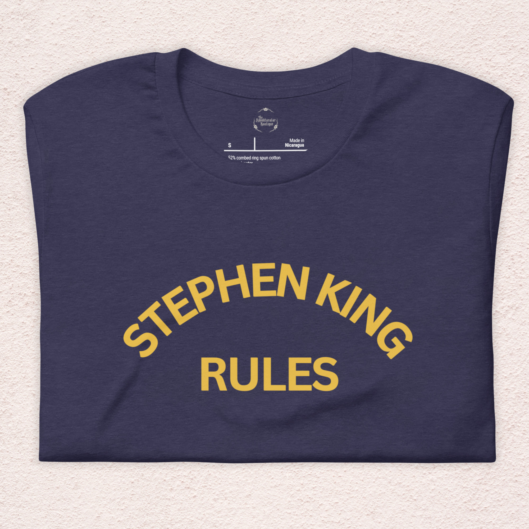 Stephen King Rules Tee | Unisex Horror Book Lover Graphic Shirt