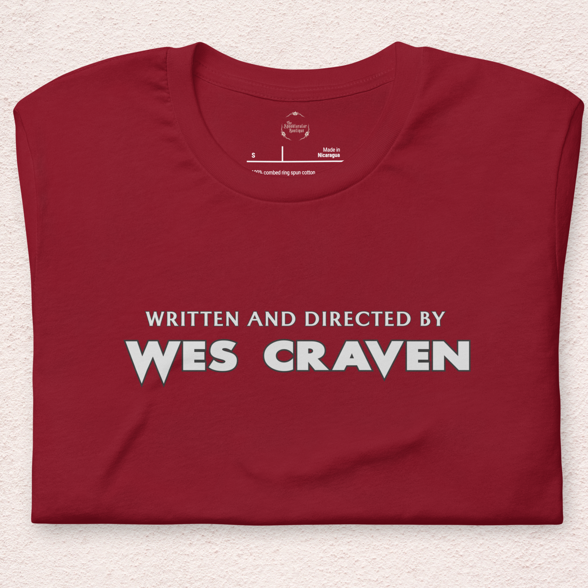 Written & Directed by Wes Craven Tee | Unisex Horror Film Lover Shirt