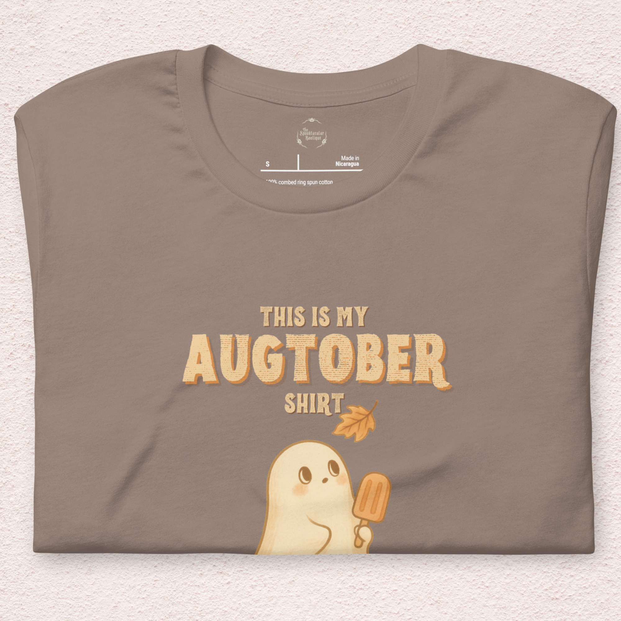 This Is My Augtober Shirt Tee | Unisex Ghost Fall Graphic Shirt
