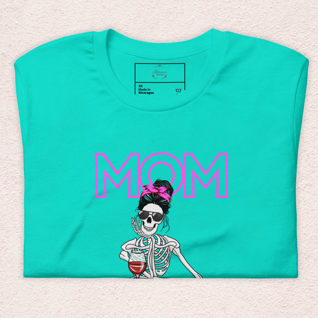 Mom. Tired. Dead Tired Tee | Bella Canvas Unisex Graphic Shirt