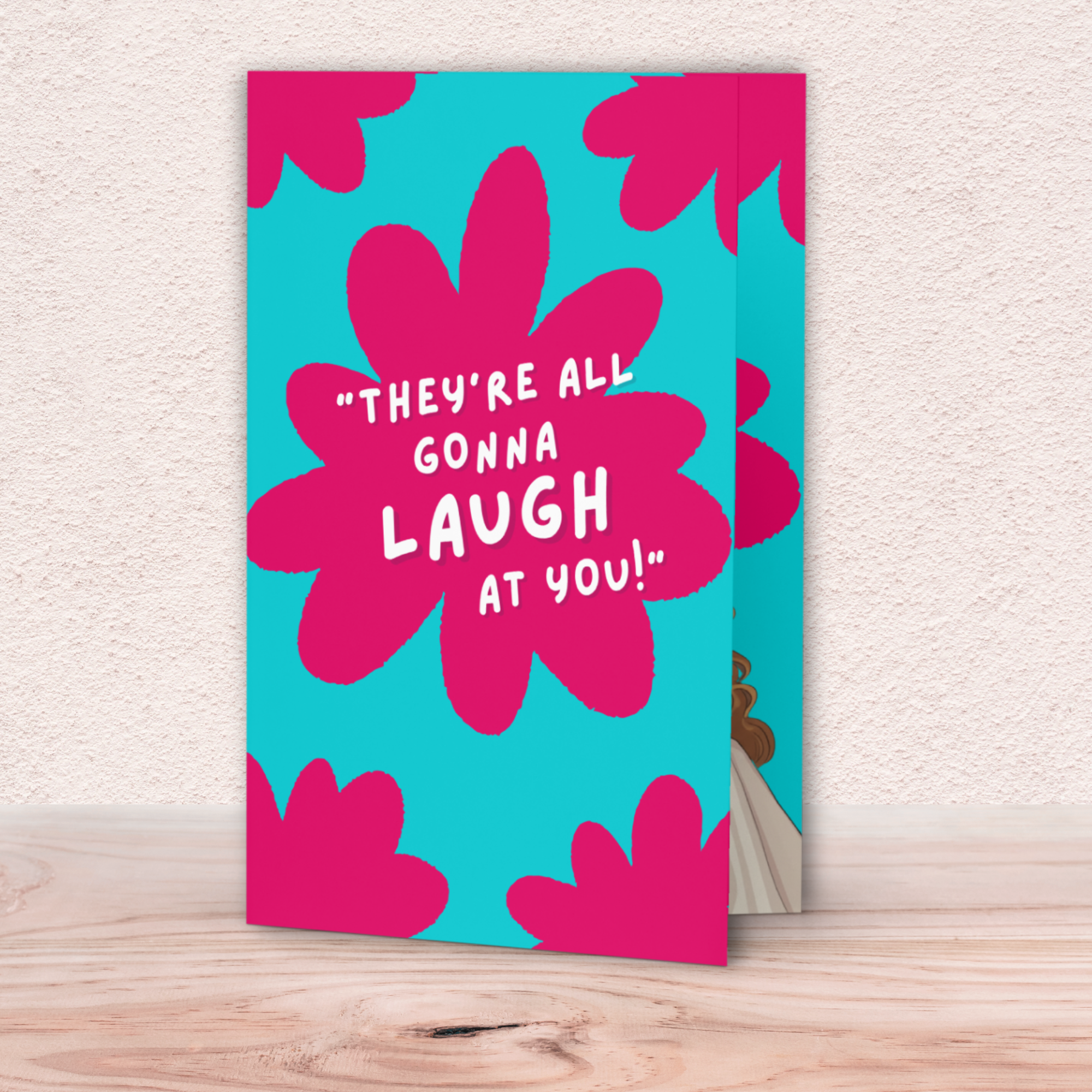 Funny Horror Mother’s Day Card | “They’re All Gonna Laugh at You” Carrie Inspired Card | Dark Humor | Spooky Mother’s Day Gift