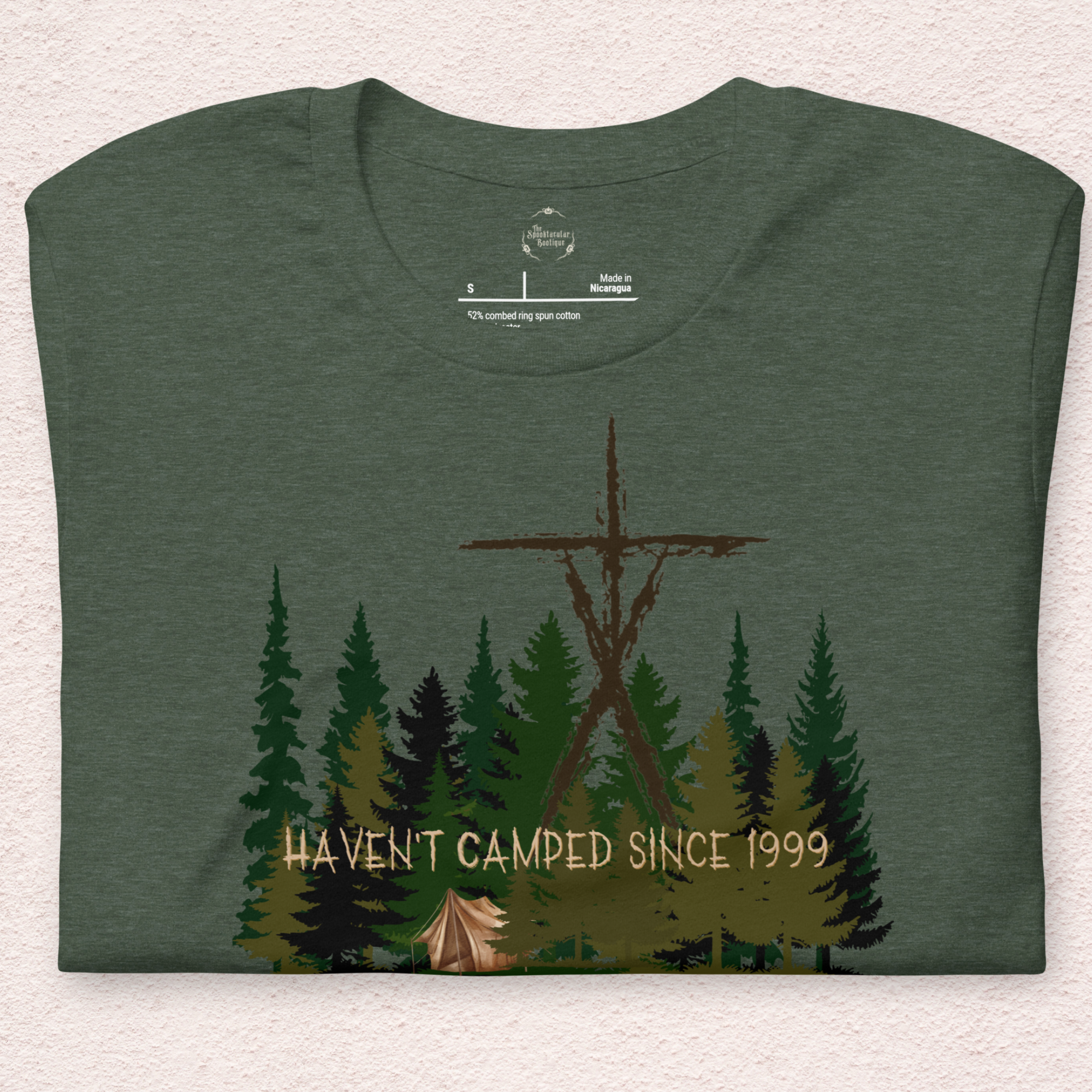 Haven’t Camped Since 1999 Tee | Unisex Funny Horror Camp Graphic Shirt