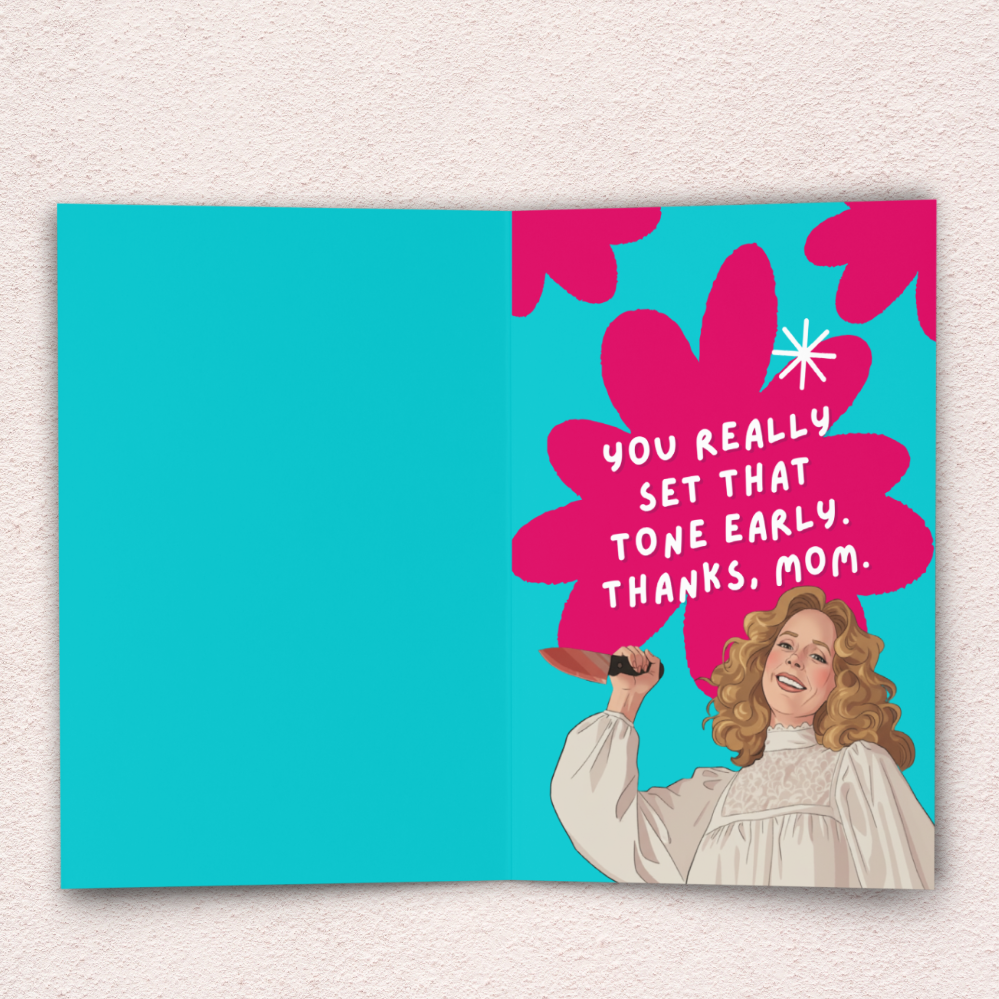 Funny Horror Mother’s Day Card | “They’re All Gonna Laugh at You” Carrie Inspired Card | Dark Humor | Spooky Mother’s Day Gift