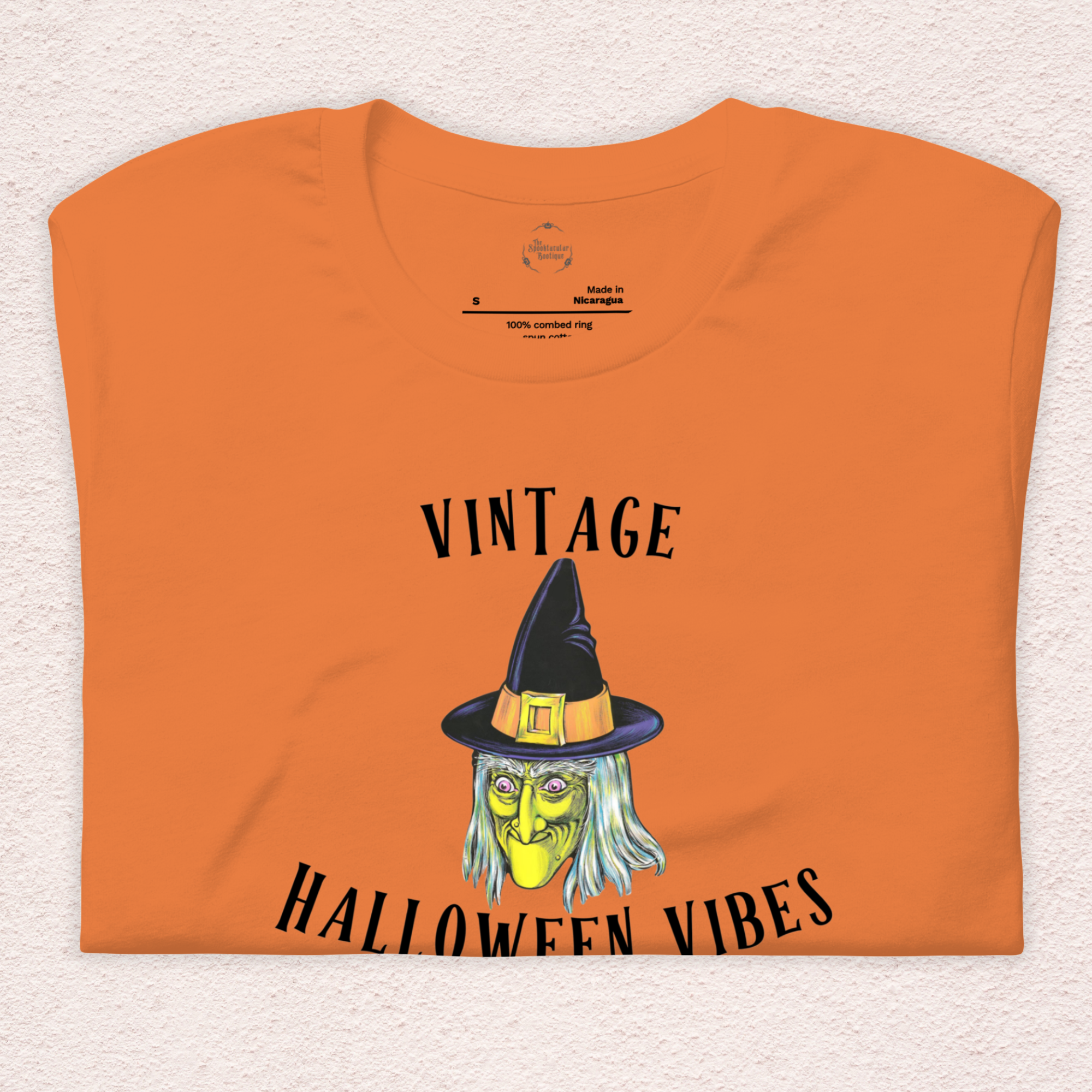 Vintage Halloween Vibes Graphic Shirt | Bella Canvas Unisex Tee
