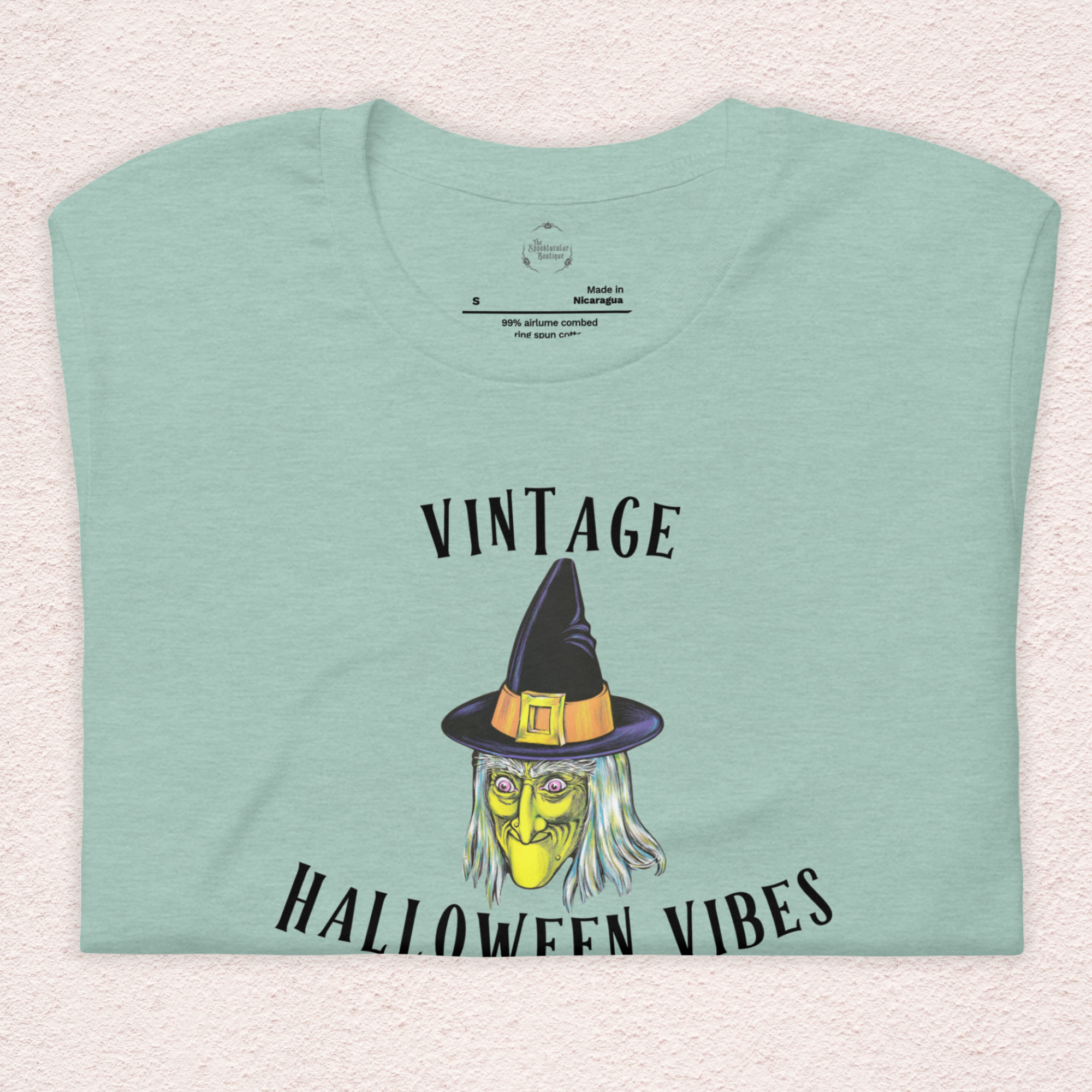 Vintage Halloween Vibes Graphic Shirt | Bella Canvas Unisex Tee