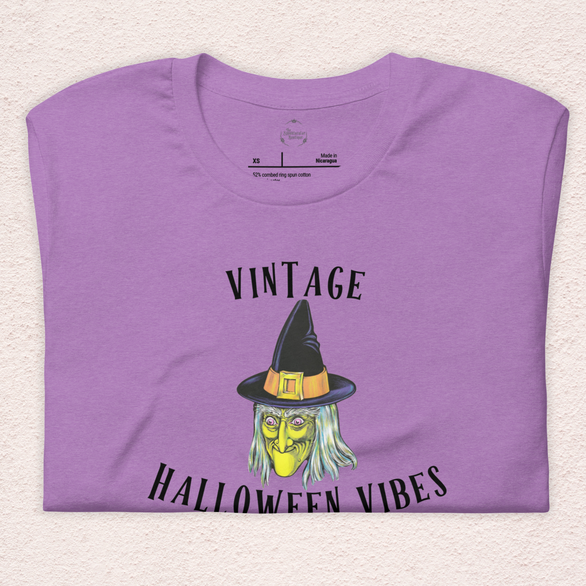 Vintage Halloween Vibes Graphic Shirt | Bella Canvas Unisex Tee