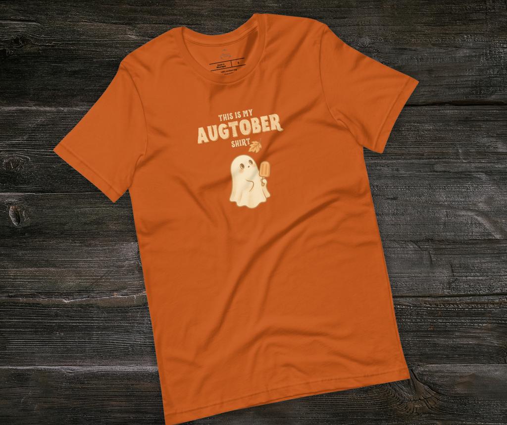 This Is My Augtober Shirt Tee | Unisex Ghost Fall Graphic Shirt