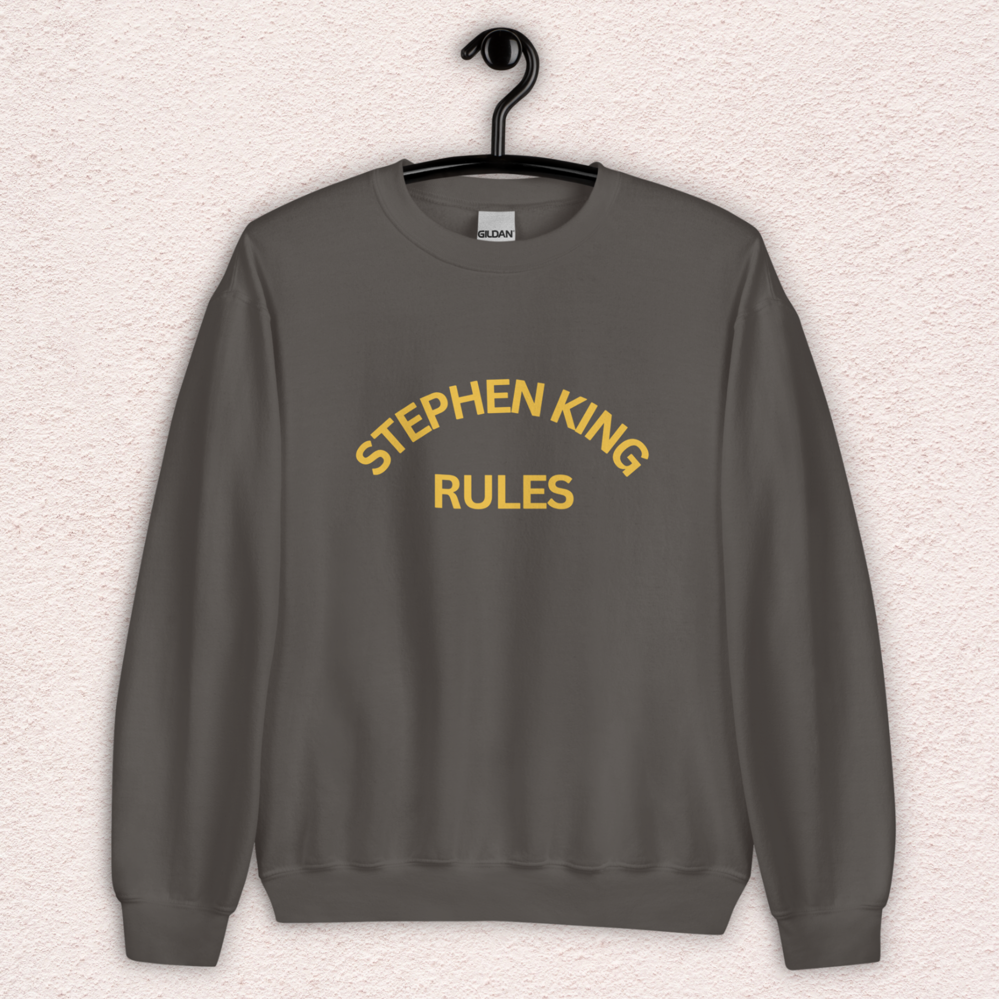 Stephen King Rules Sweatshirt | Gildan Unisex Crewneck