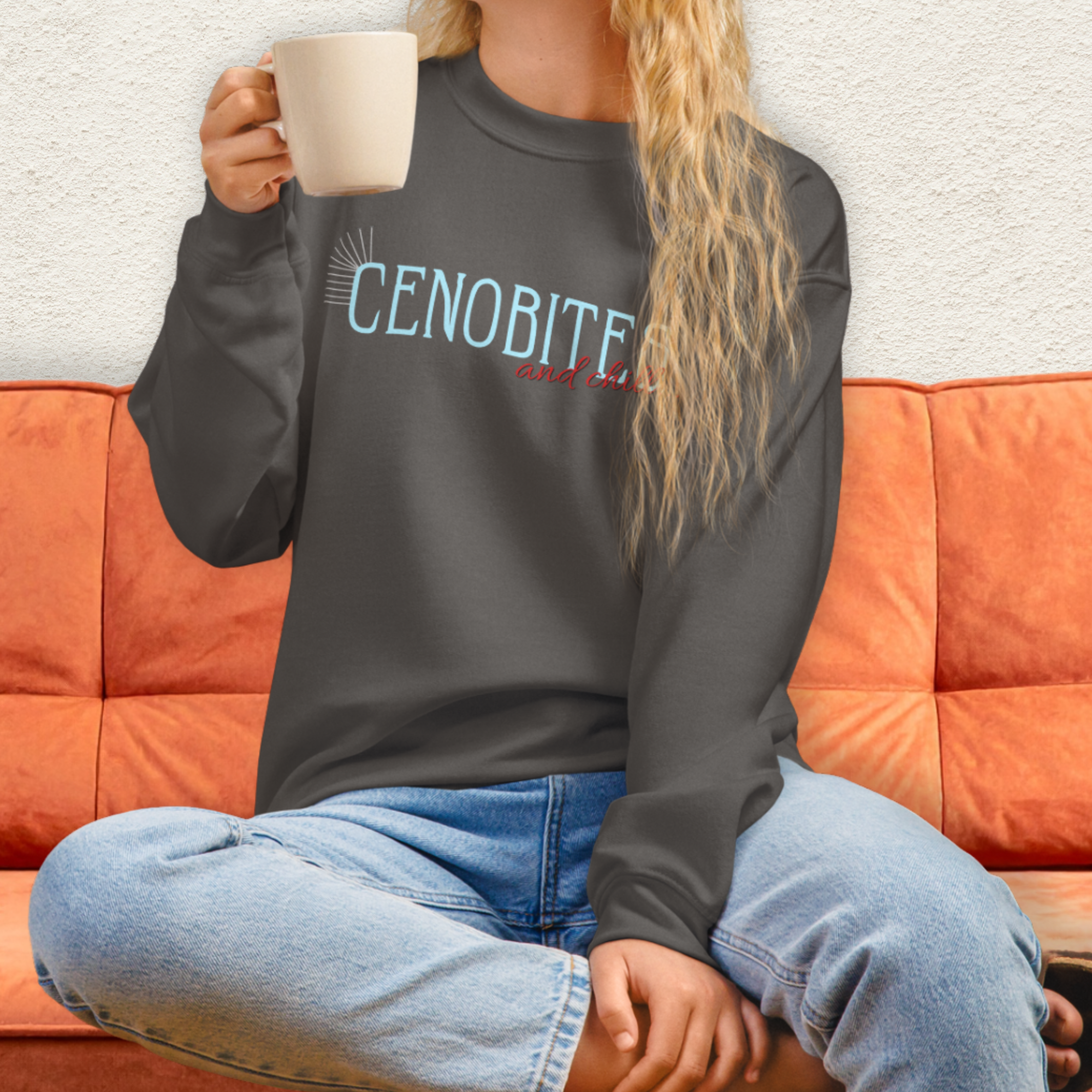 Cenobites & Chill Sweatshirt | Horror Movie Crewneck | Gildan Heavy Blend Gothic Horror Sweatshirt