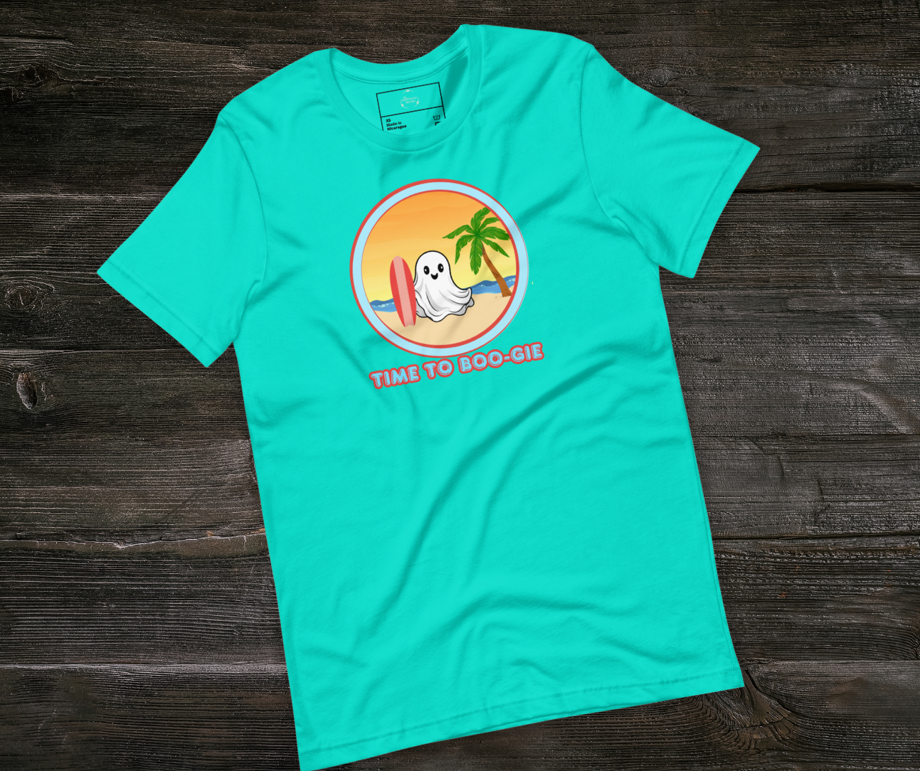 Time to Boo-gie Tee | Unisex Summerween Ghost Surf Graphic Shirt