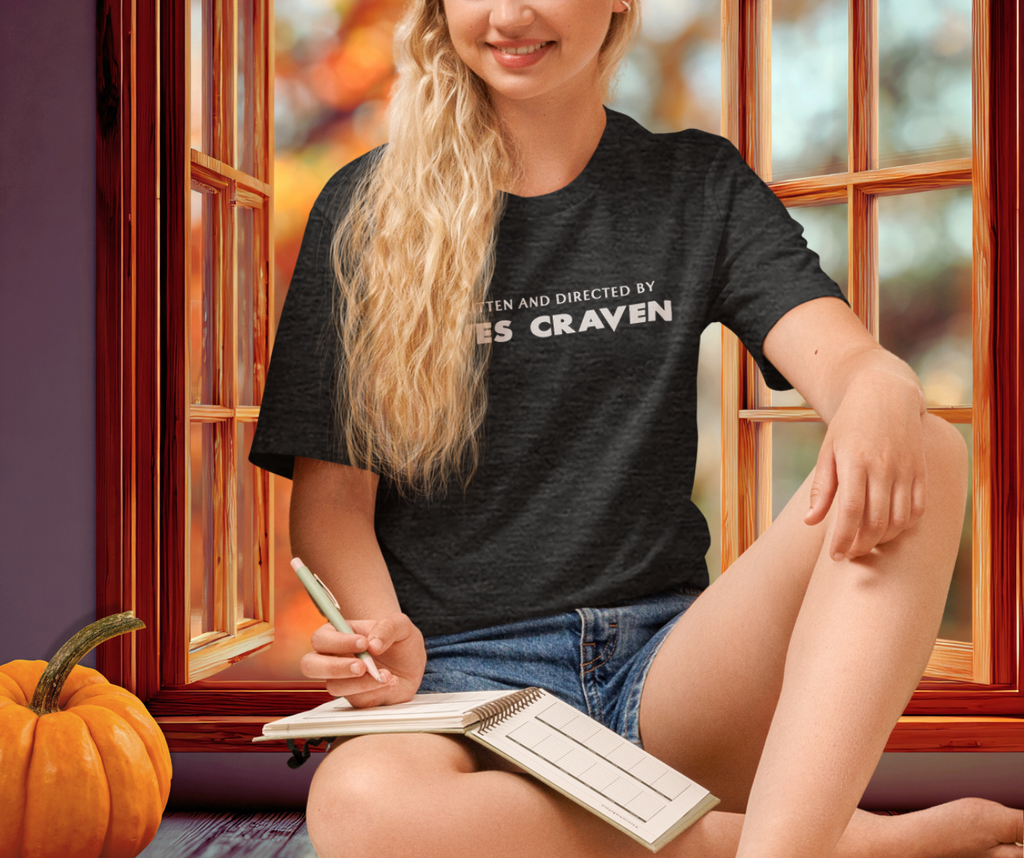 Written & Directed by Wes Craven Tee | Unisex Horror Film Lover Shirt